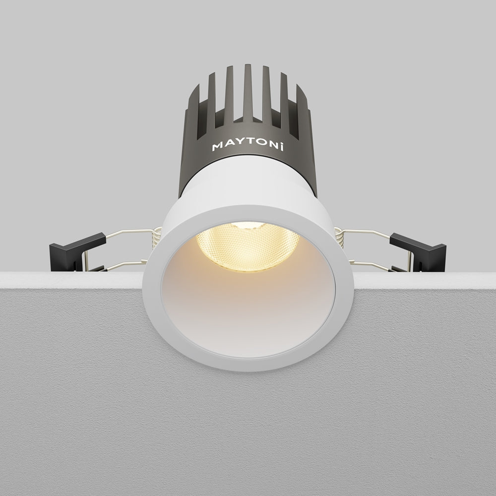 Maytoni Dip LED 50° recessed circular light white