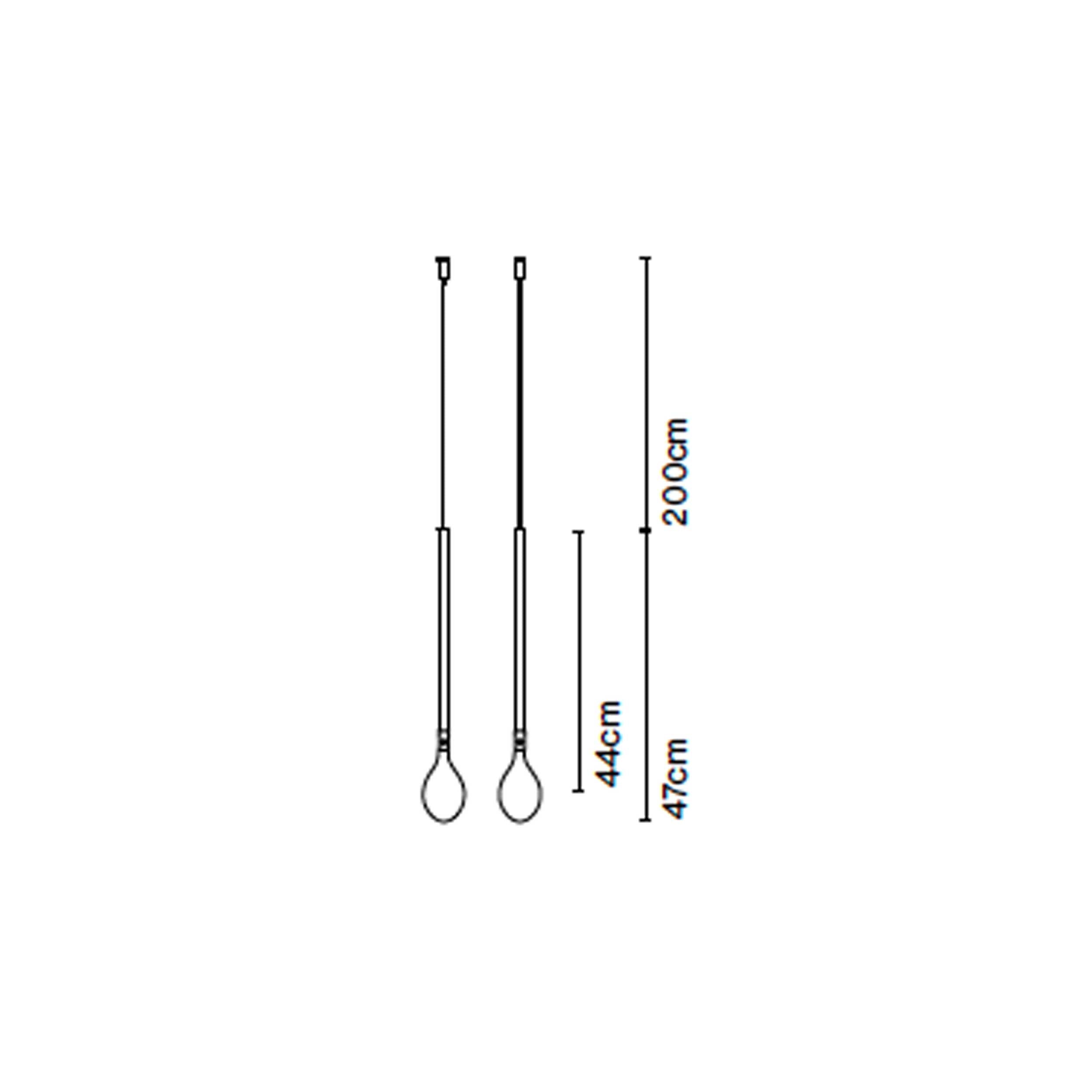 Hooks for the Marset Fris LED pendant light