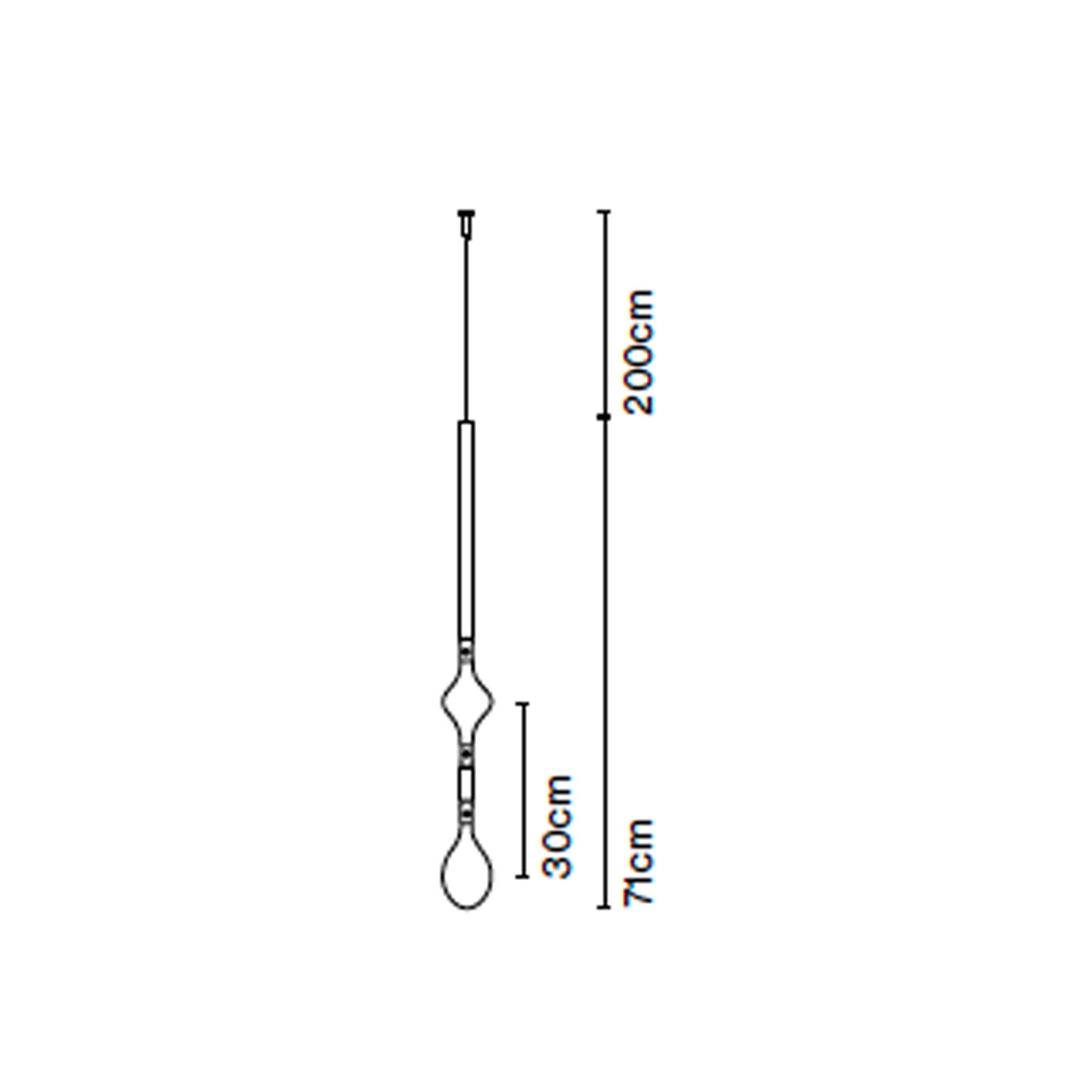 Hooks for the Marset Fris LED pendant light