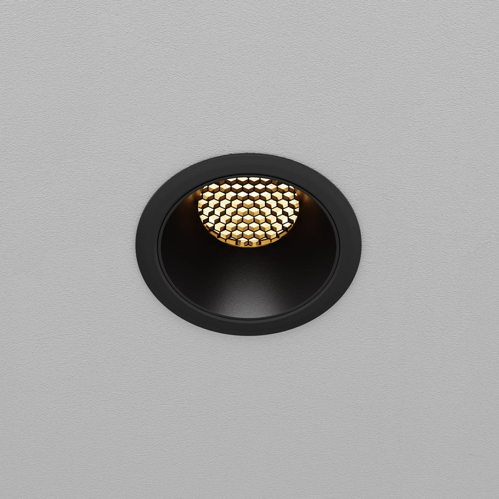 Maytoni Dip LED 50° recessed circular light black