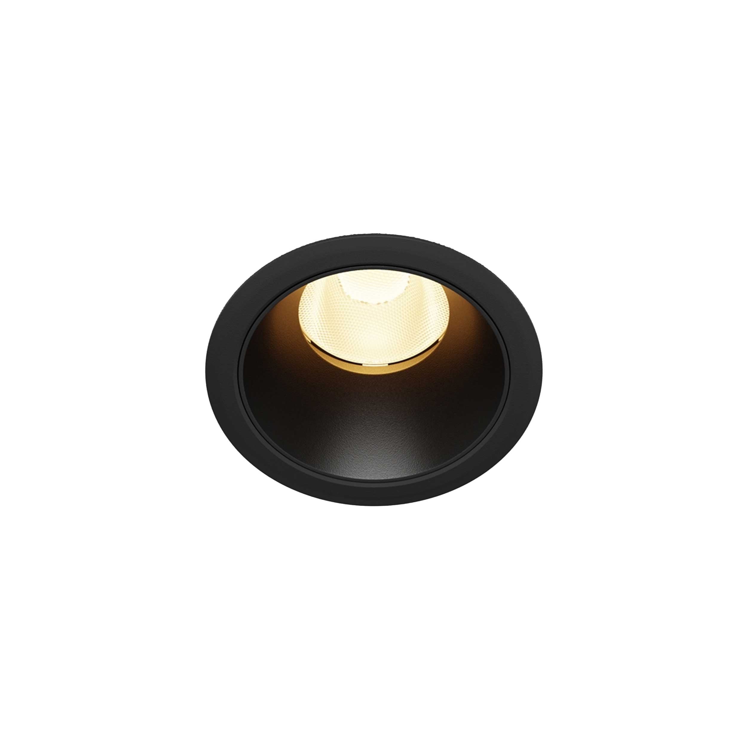 Maytoni Dip LED 50° recessed circular light black