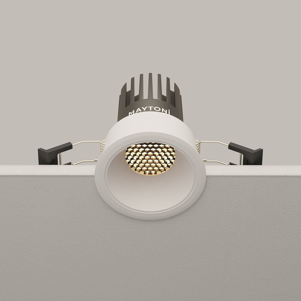 Maytoni Dip LED 50° recessed circular light white