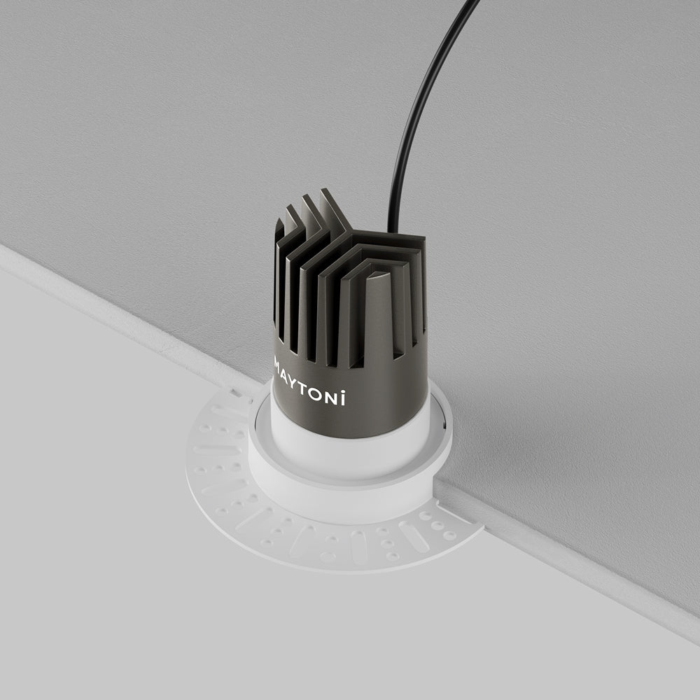 Maytoni Dip LED 50° recessed circular light white