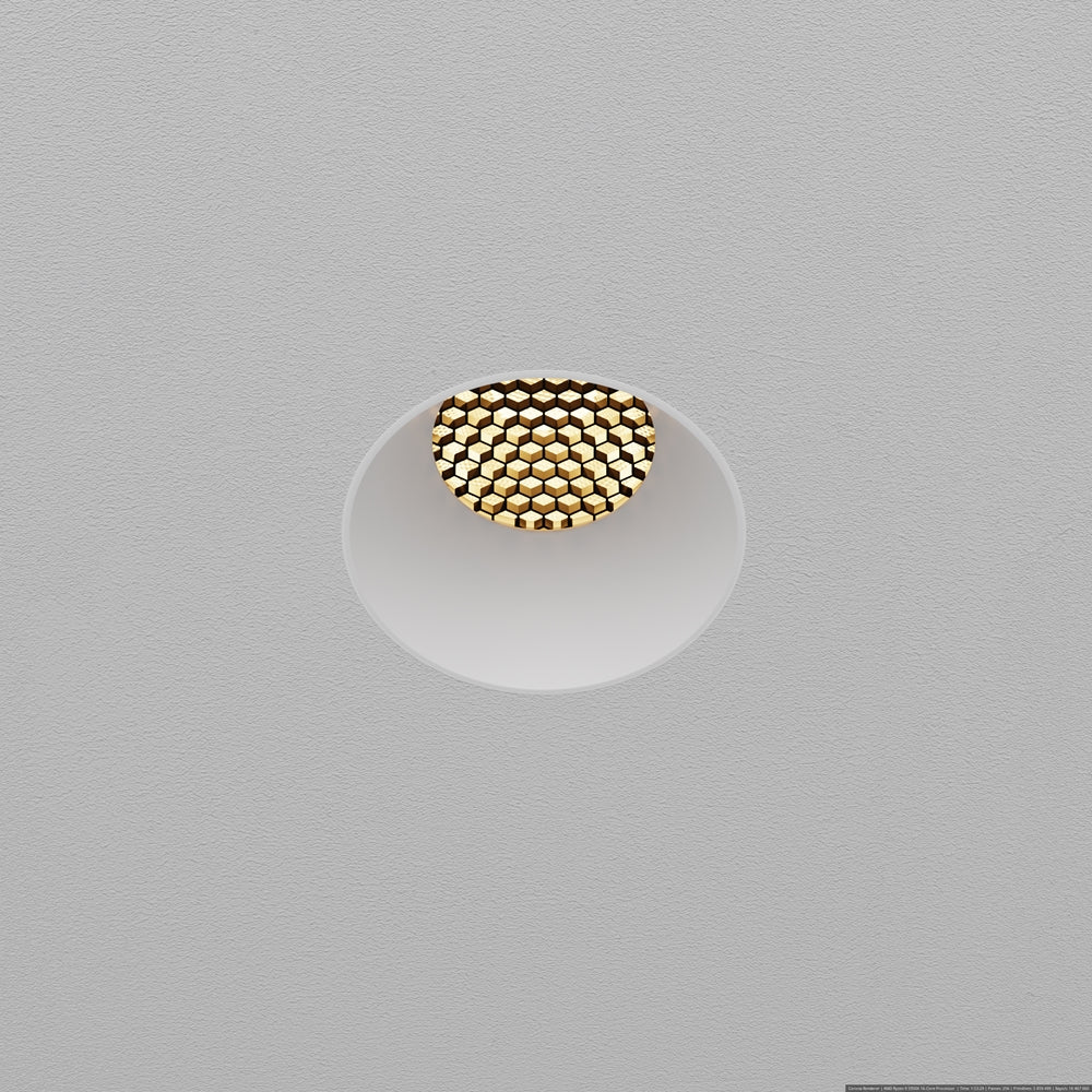 Maytoni Dip LED 50° recessed circular light white