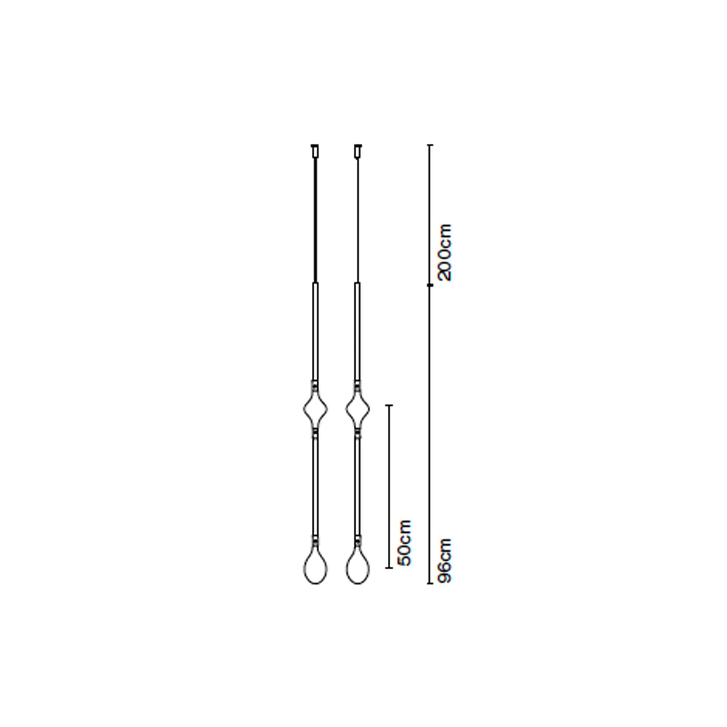 Hooks for the Marset Fris LED pendant light