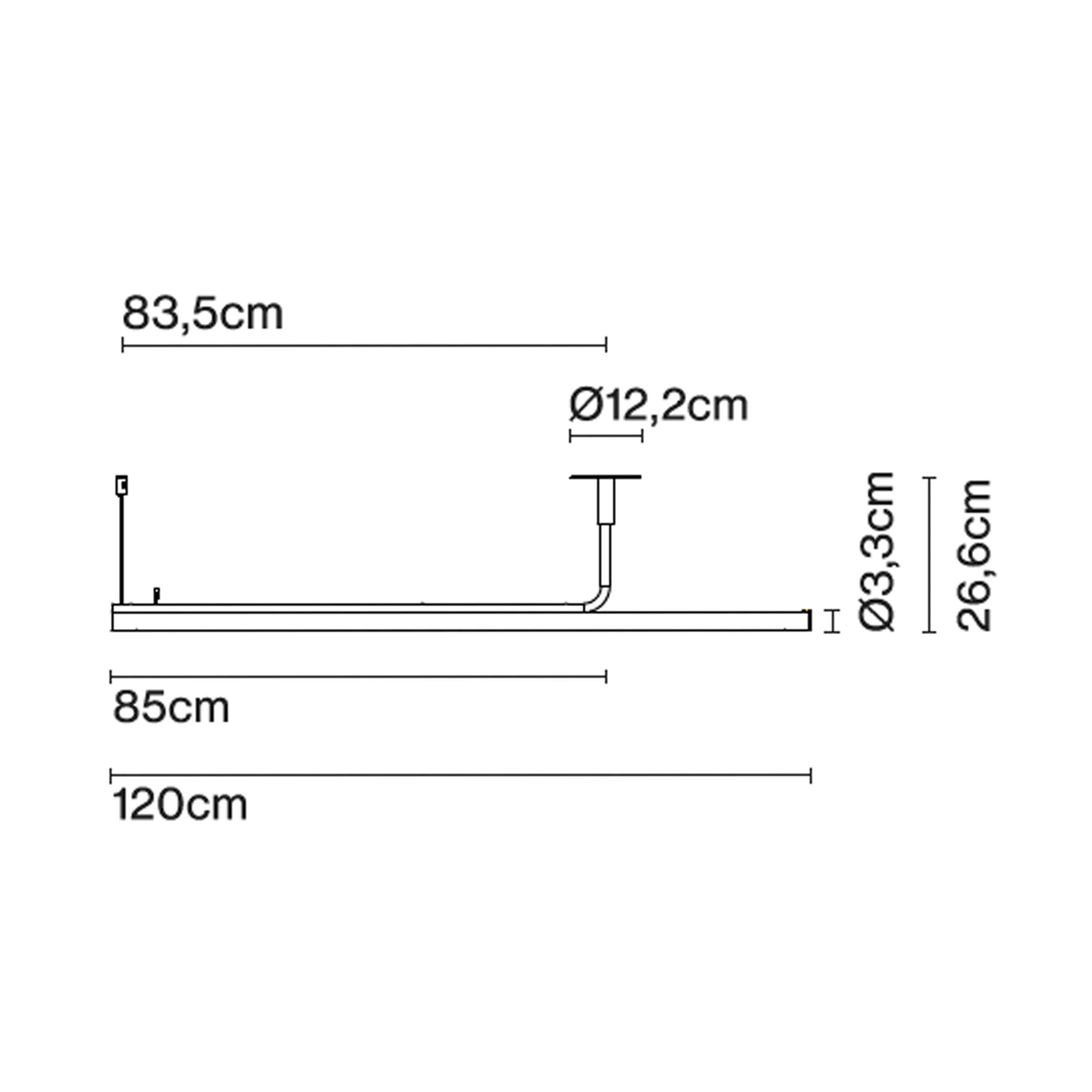 Marset Ambrosia Pro LED RSC 120/180 linear pendant light