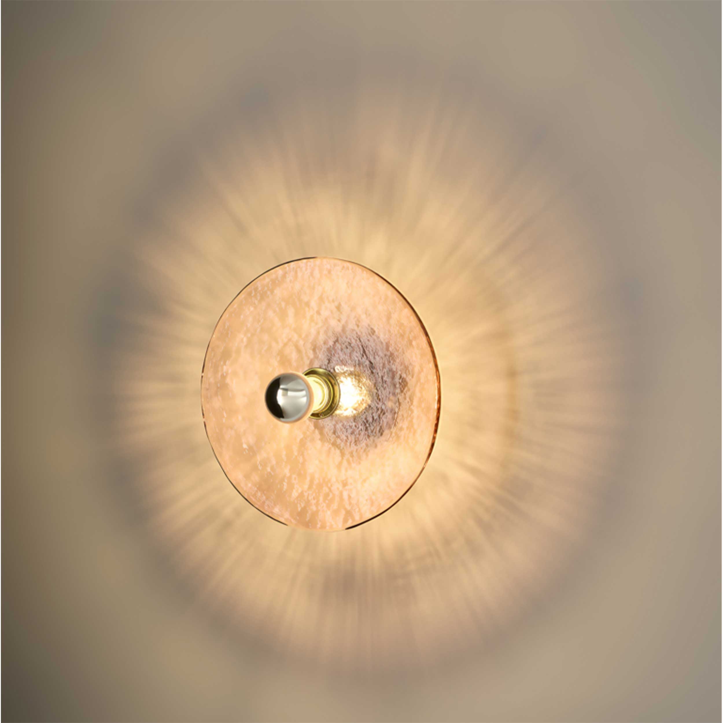 Aromas Nold E27 glass wall light