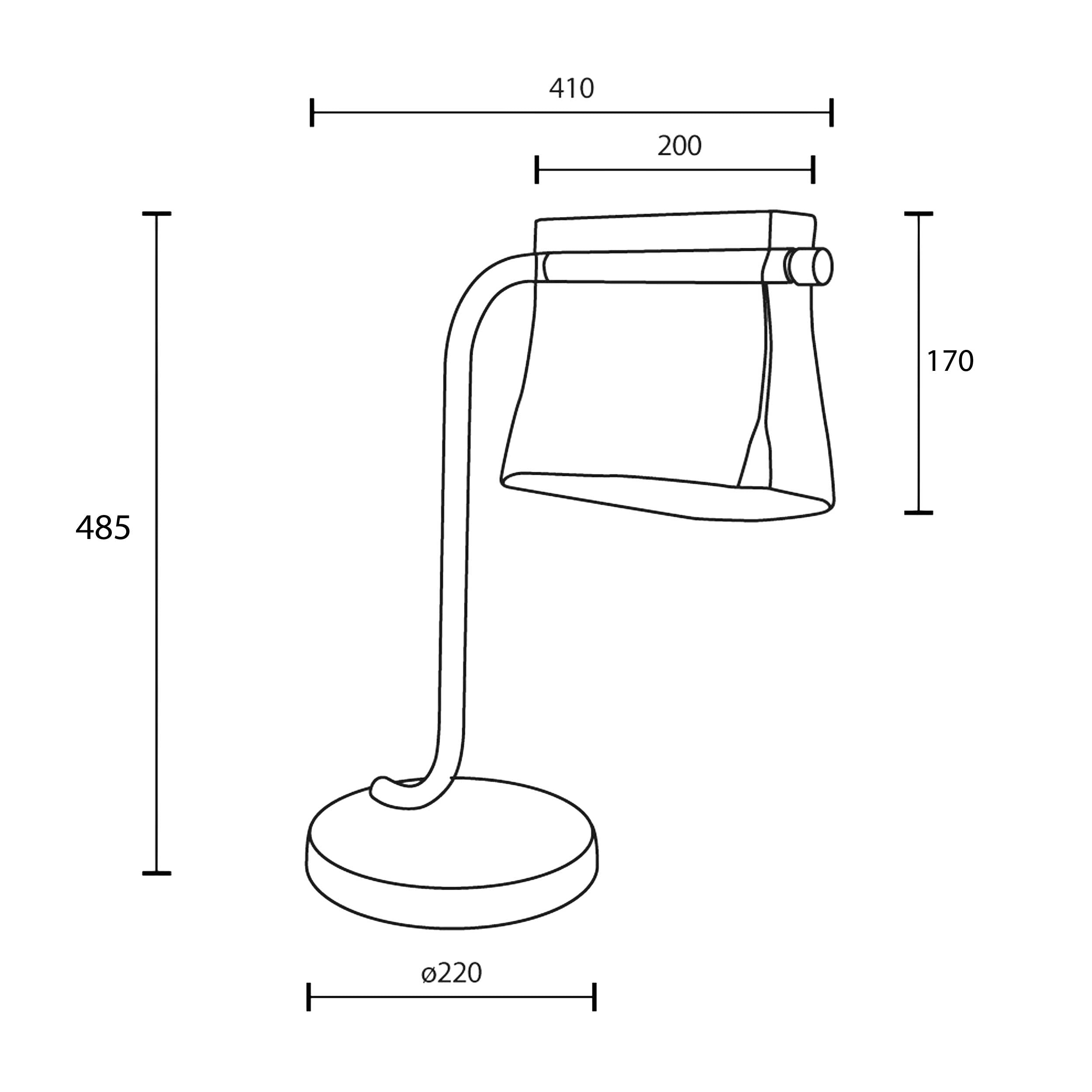 Maytoni Cabaret LED table light