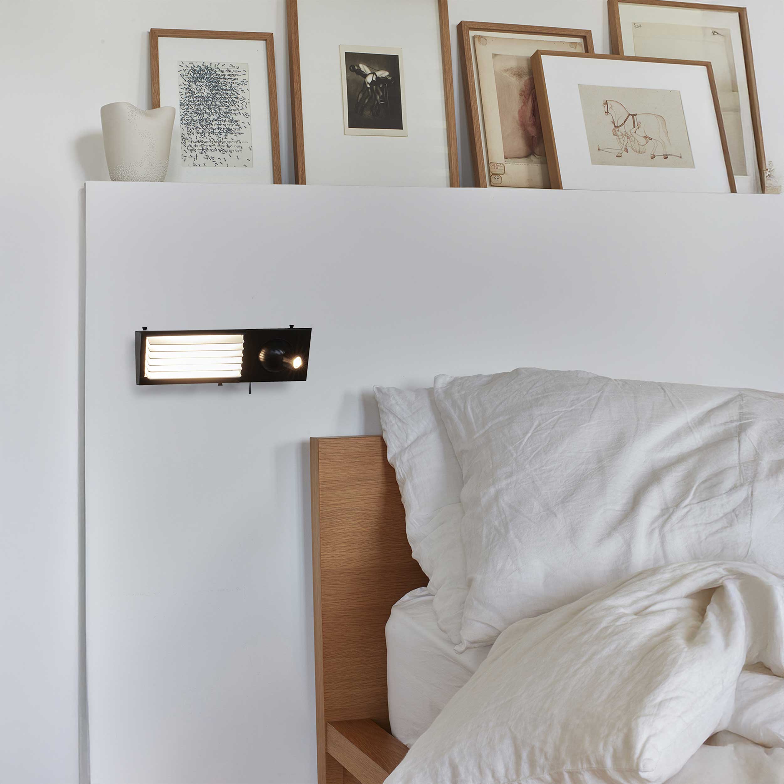 DCW éditions Biny LED wall lamp for bed