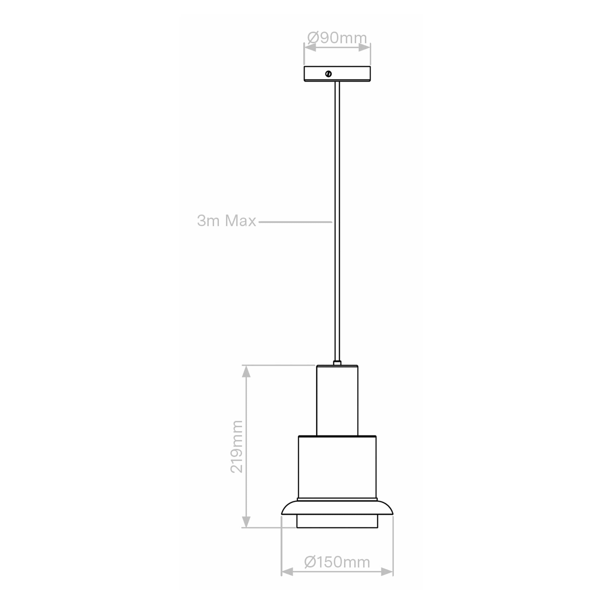 DCW éditions Chaumont S E27 pendant luminaire