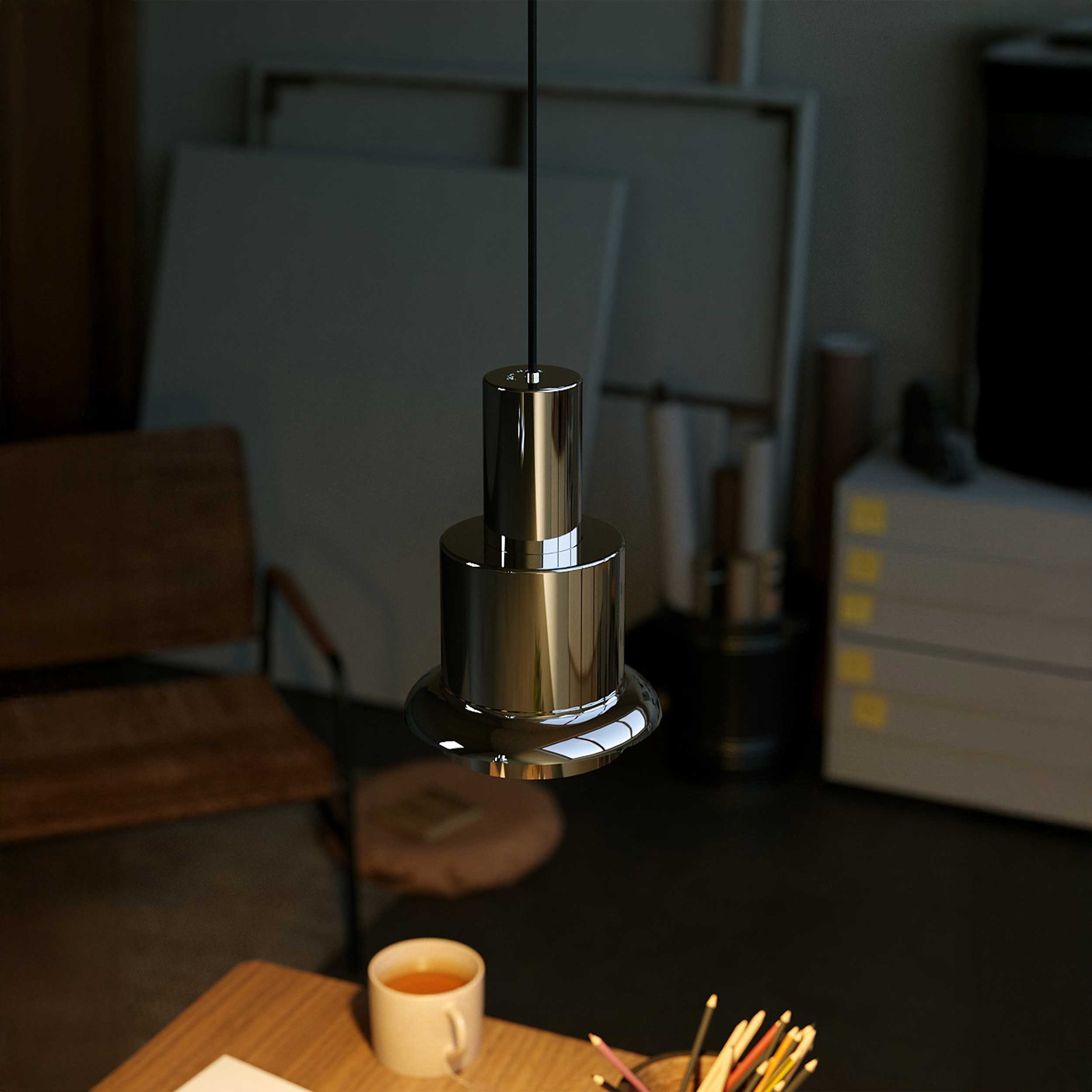 DCW éditions Chaumont L E27 pendant luminaire