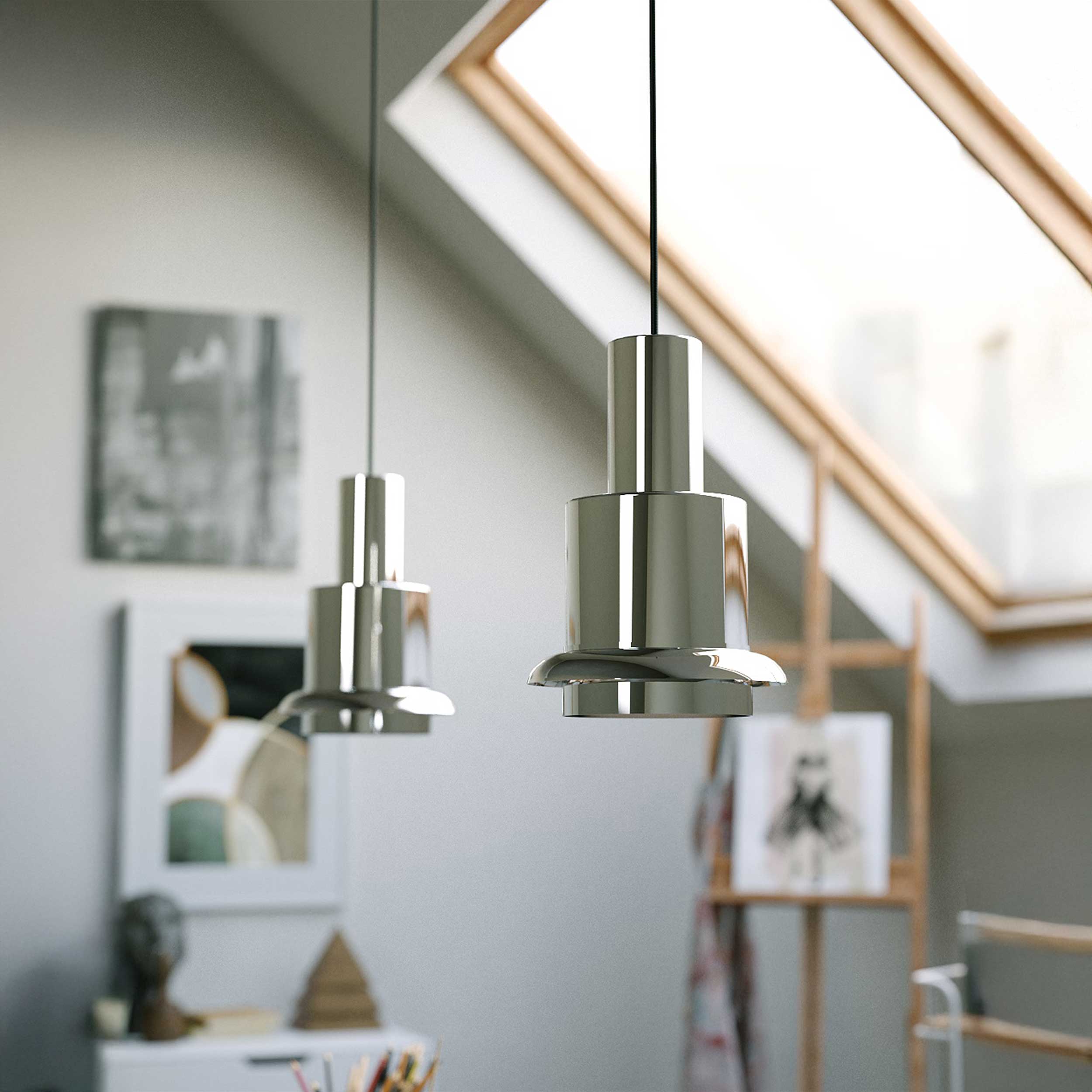 DCW éditions Chaumont L E27 pendant luminaire