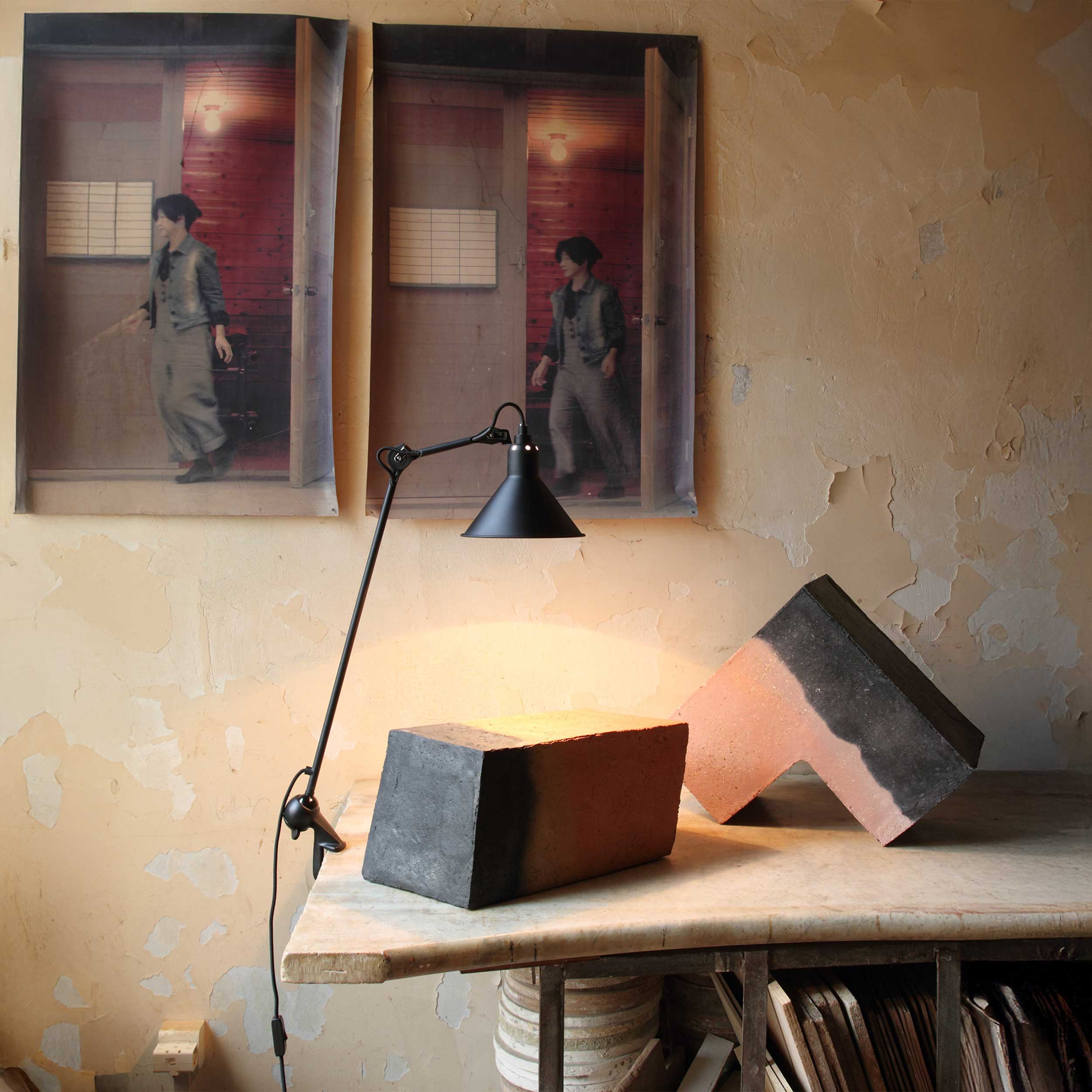 DCW éditions Lampe Gras N°201 E14 table lamp with clip