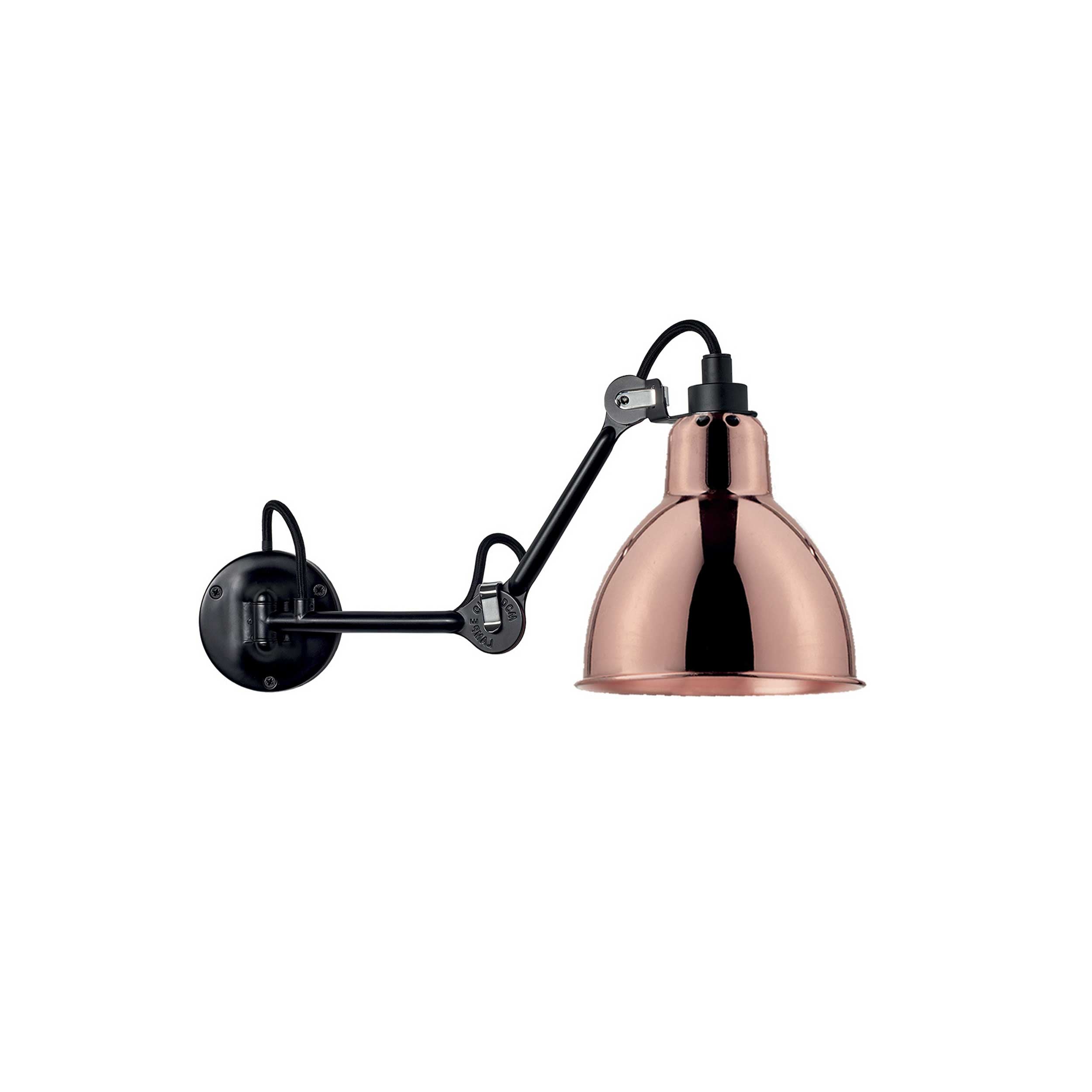 DCW éditions Lampe Gras N°204 E27 wall lamp for bed