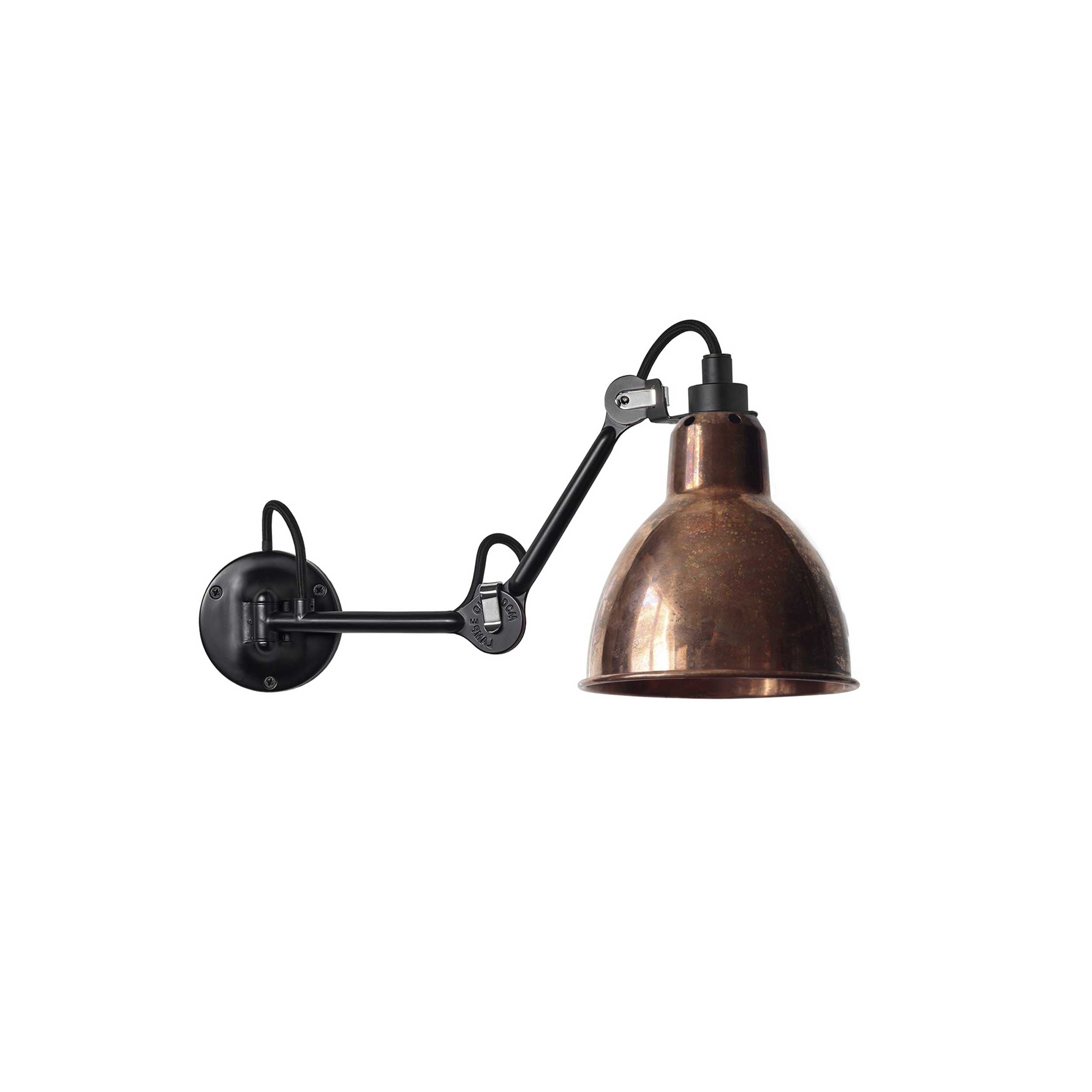 DCW éditions Lampe Gras N°204 E27 wall lamp for bed