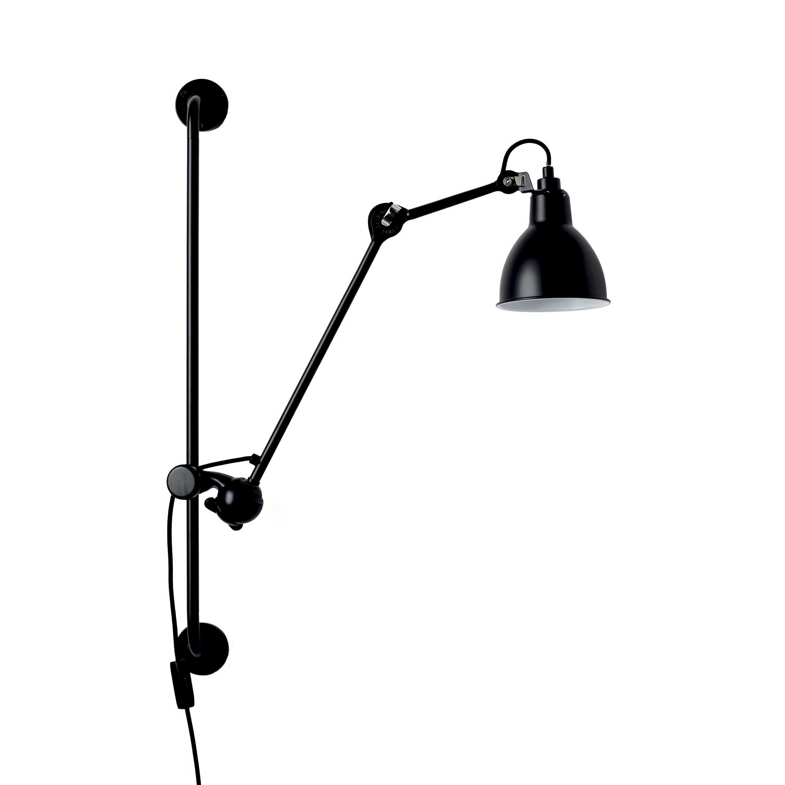 DCW éditions Lampe Gras N°210 E14 wall lamp with switch