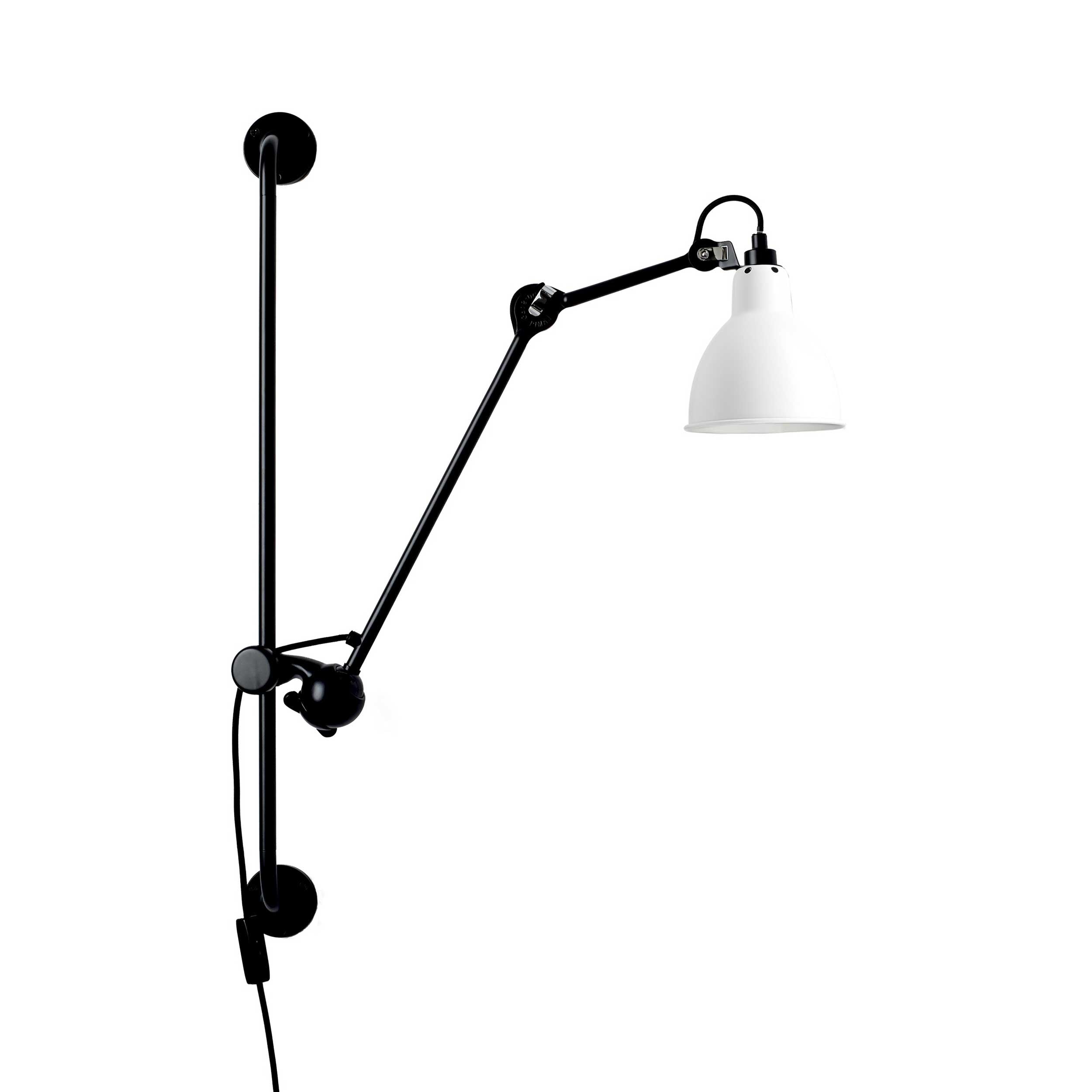 DCW éditions Lampe Gras N°210 E14 wall lamp with switch
