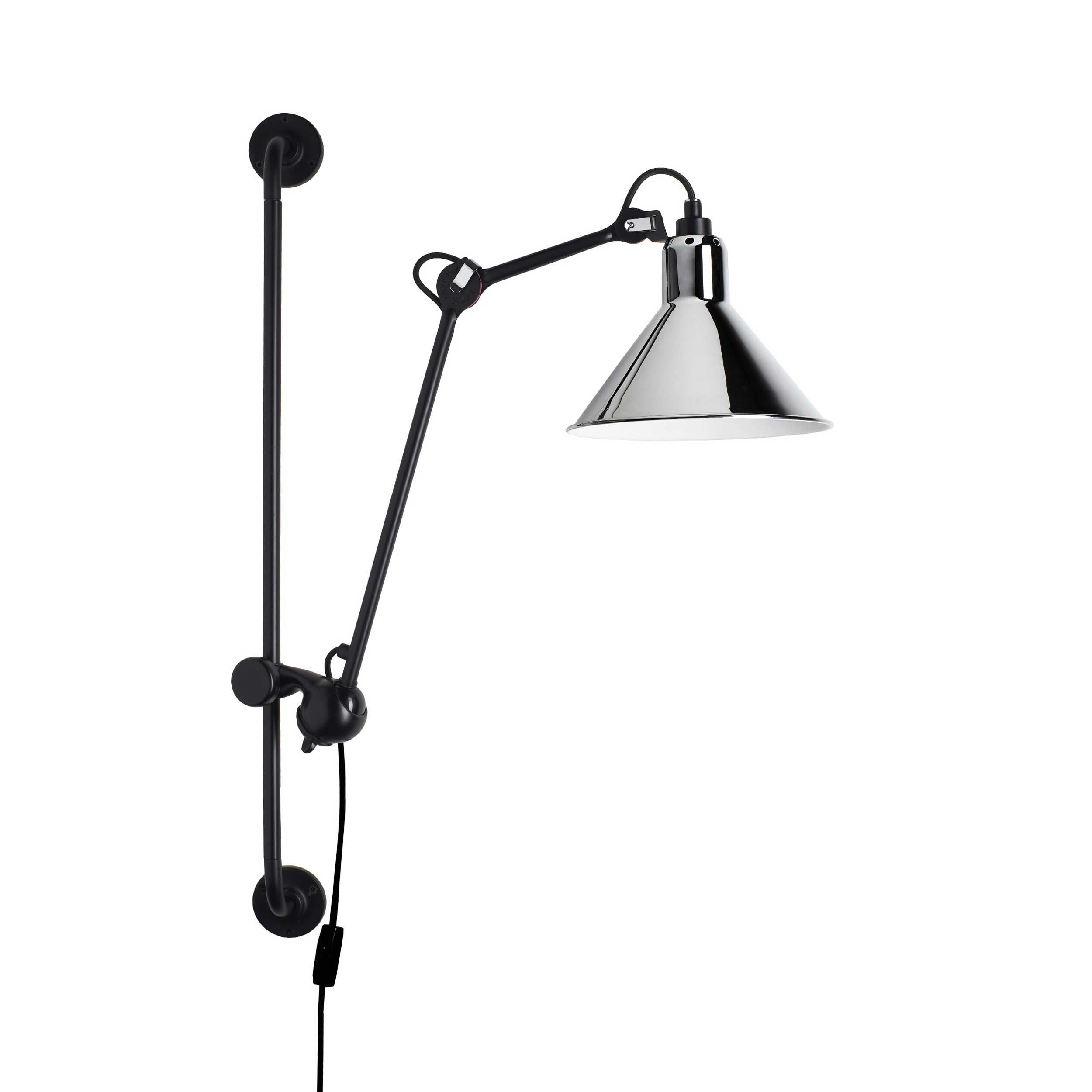 DCW éditions Lampe Gras N°210 E14 wall lamp with switch