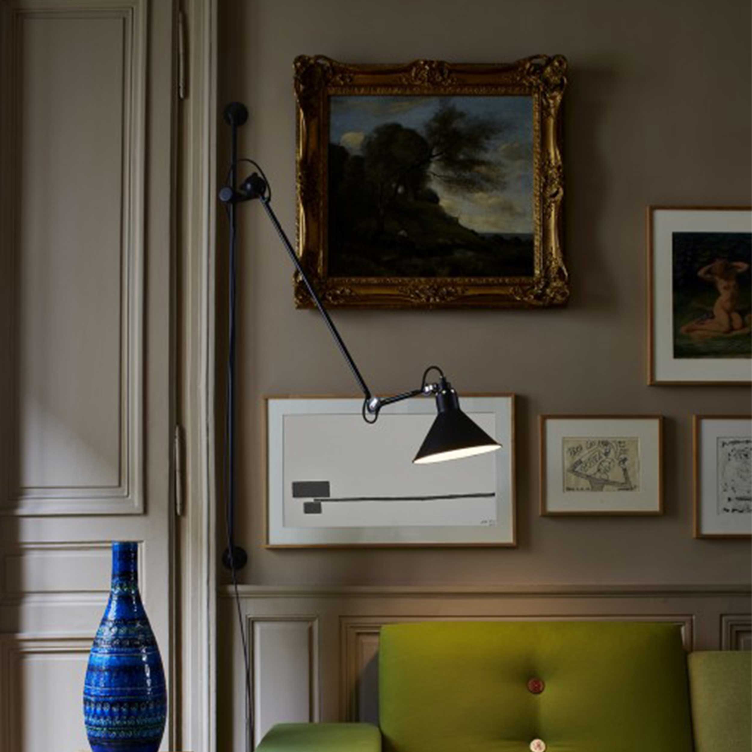 DCW éditions Lampe Gras N°214 E14 sliding wall lamp