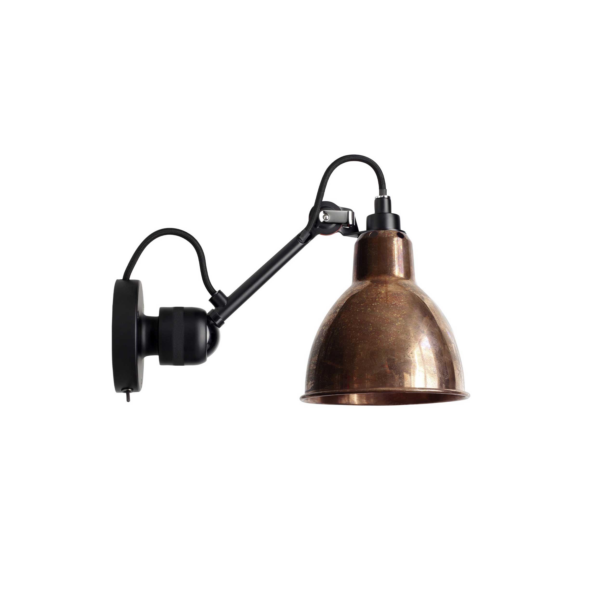 DCW éditions Lampe Gras N304 E14 wall light with switch