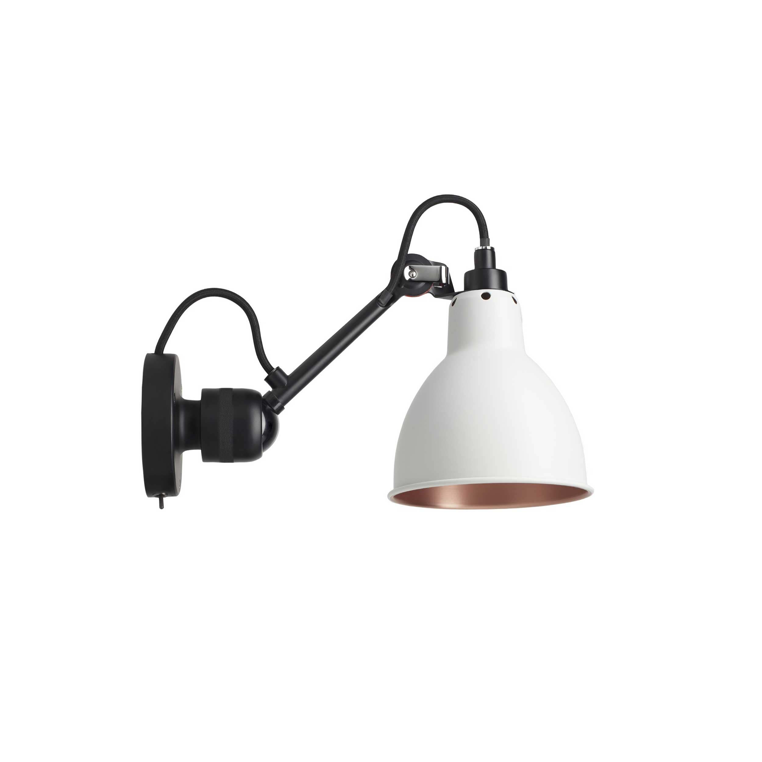 DCW éditions Lampe Gras N304 E14 wall light with switch