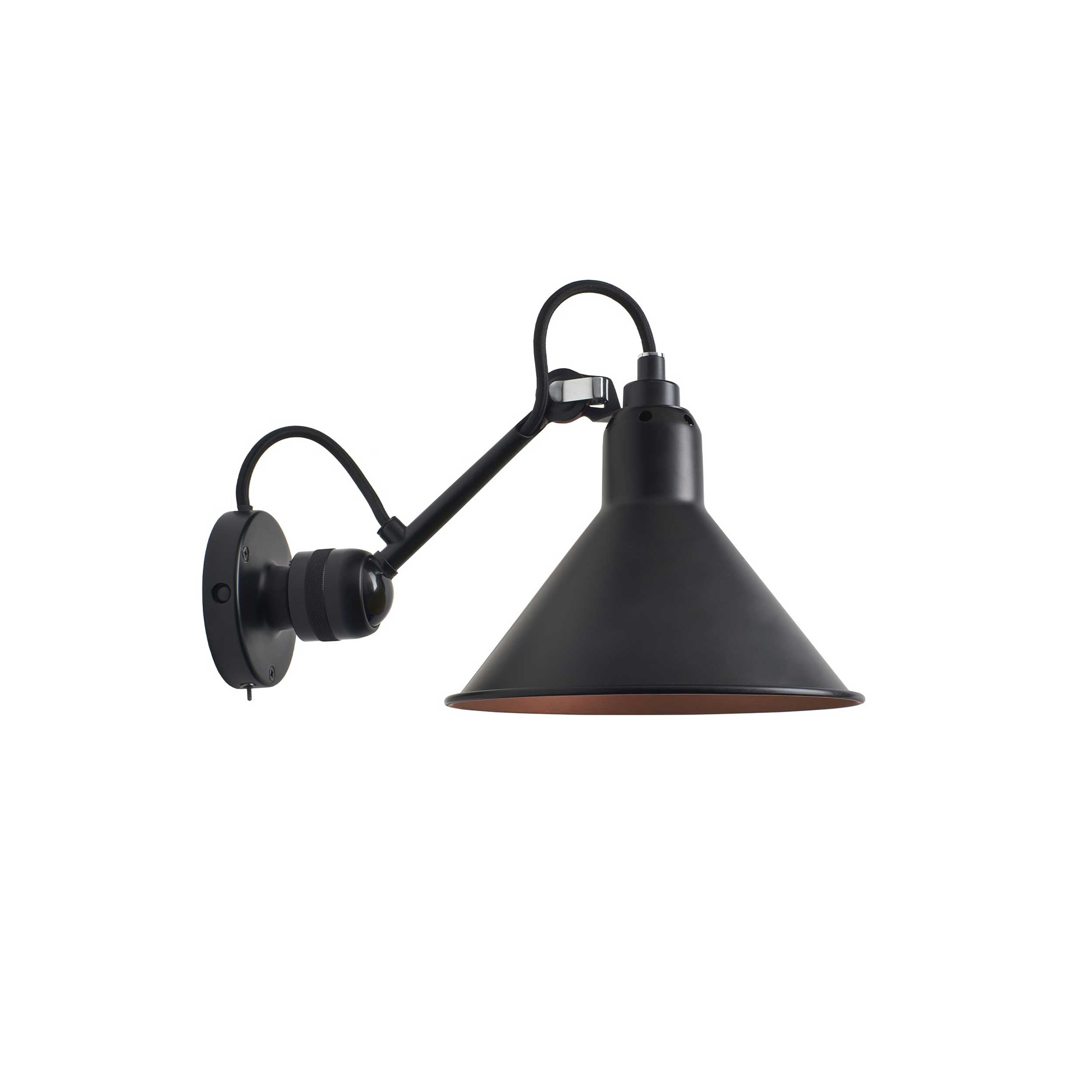 DCW éditions Lampe Gras N304 E14 wall light with switch