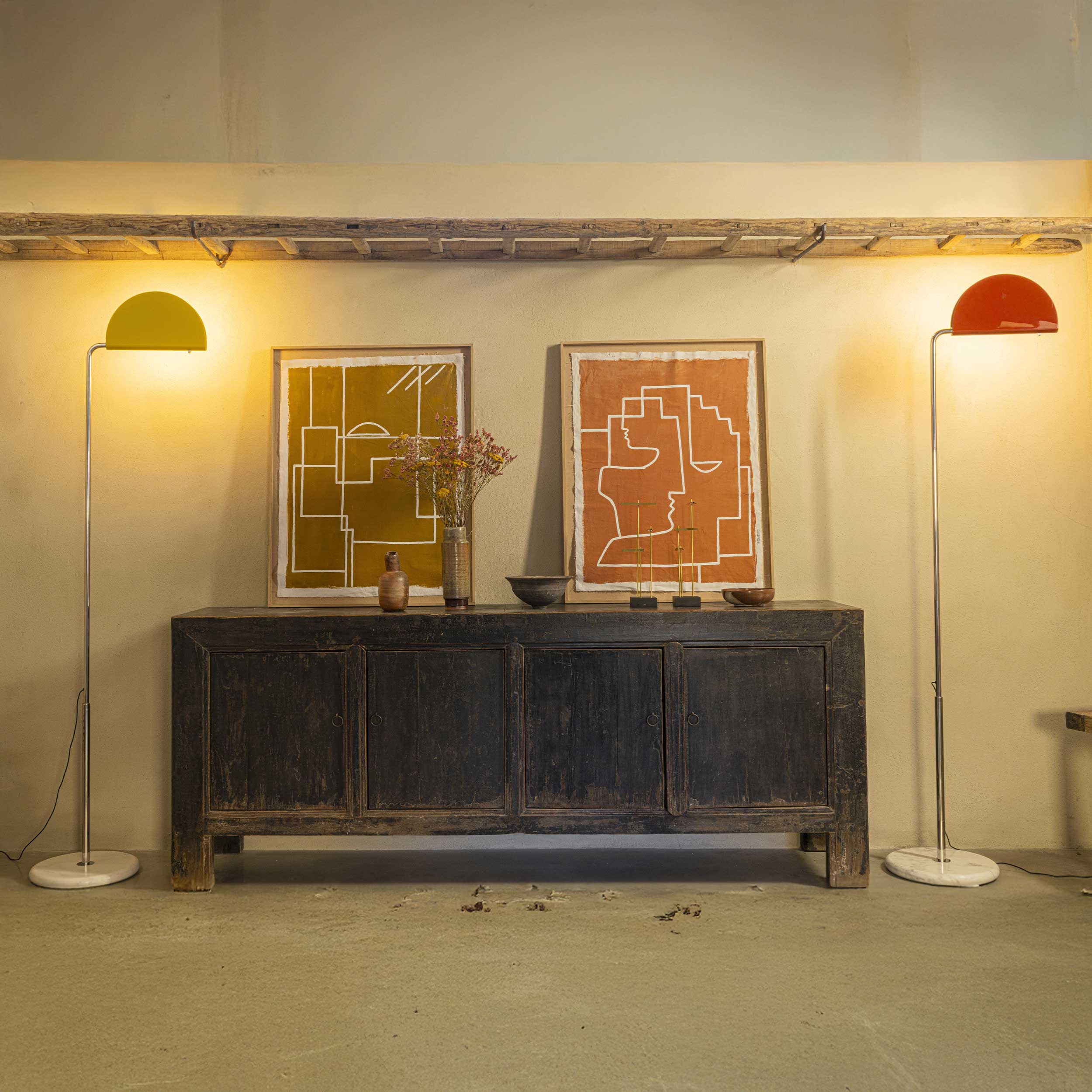 DCW éditions Mezzaluna LED floor lamp