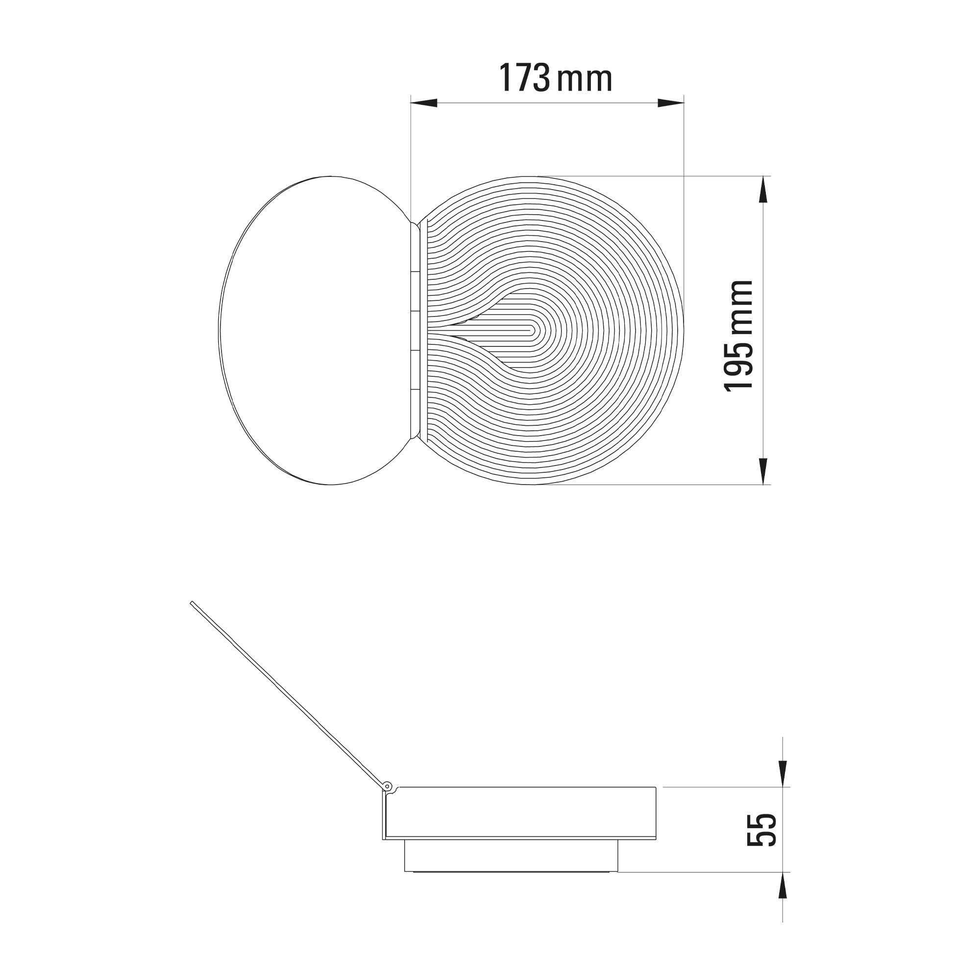 DCW éditions Poudrier LED wall lamp