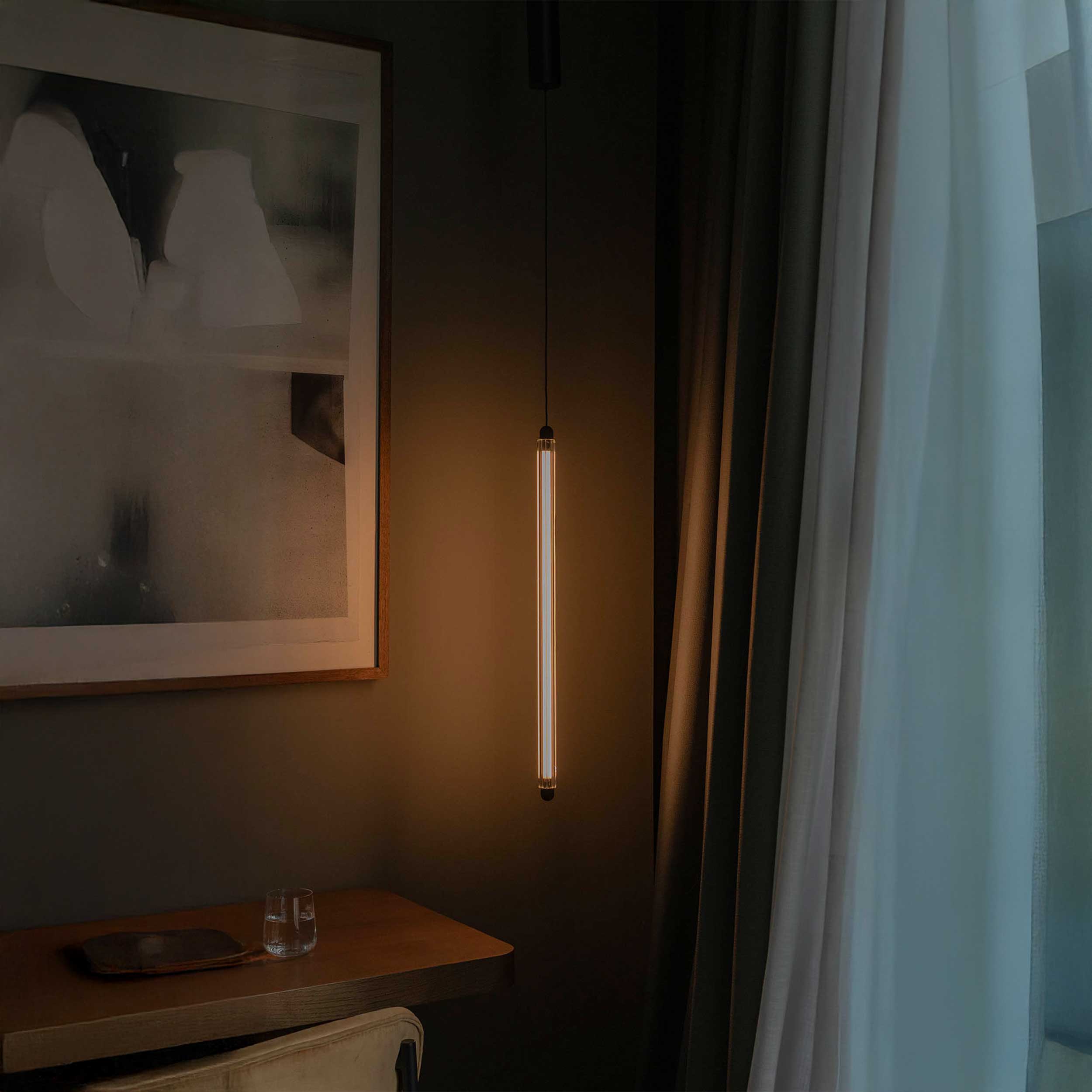 Faro Lumina LED 1L pendant light vertical