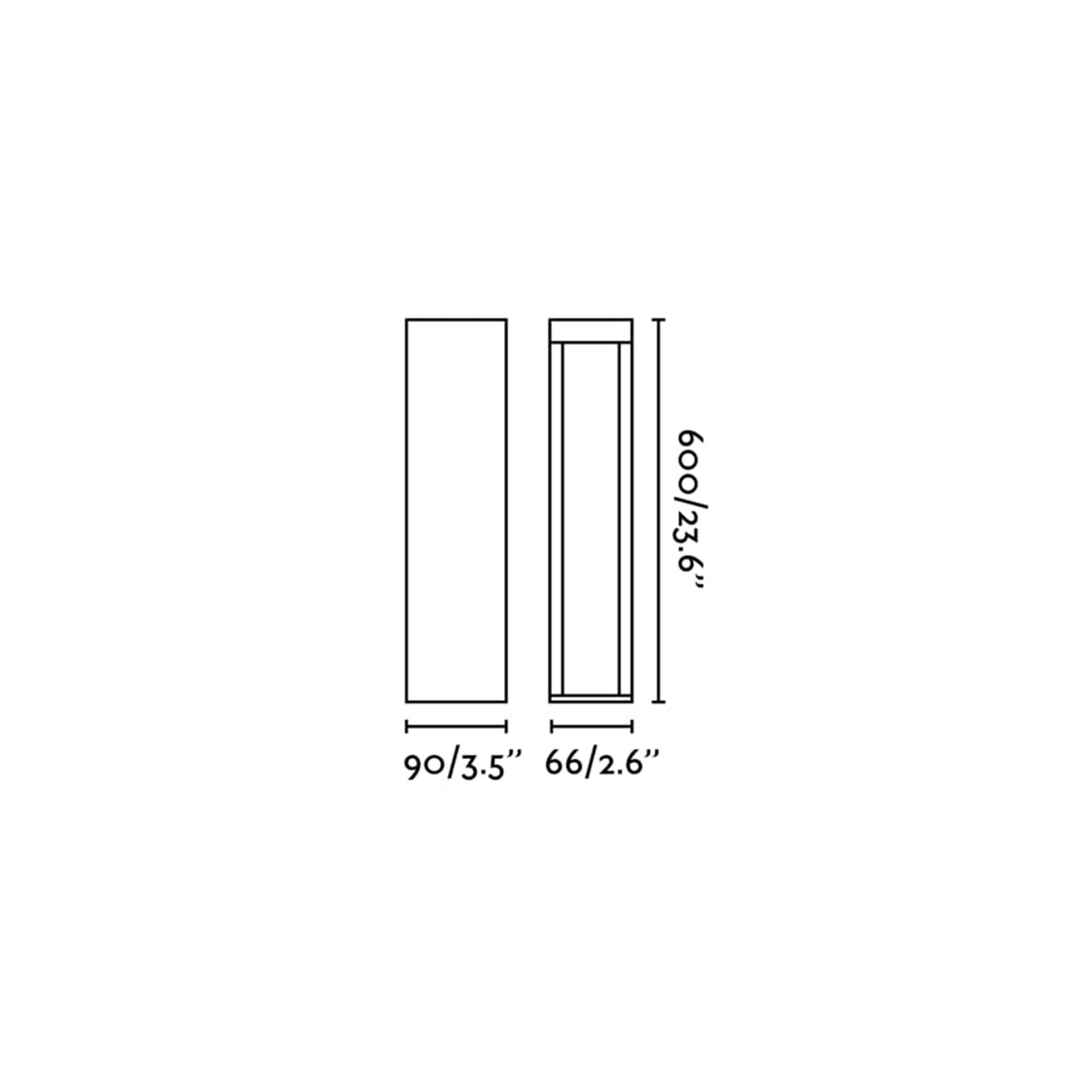 Faro Cerler LED column exterior light IP65