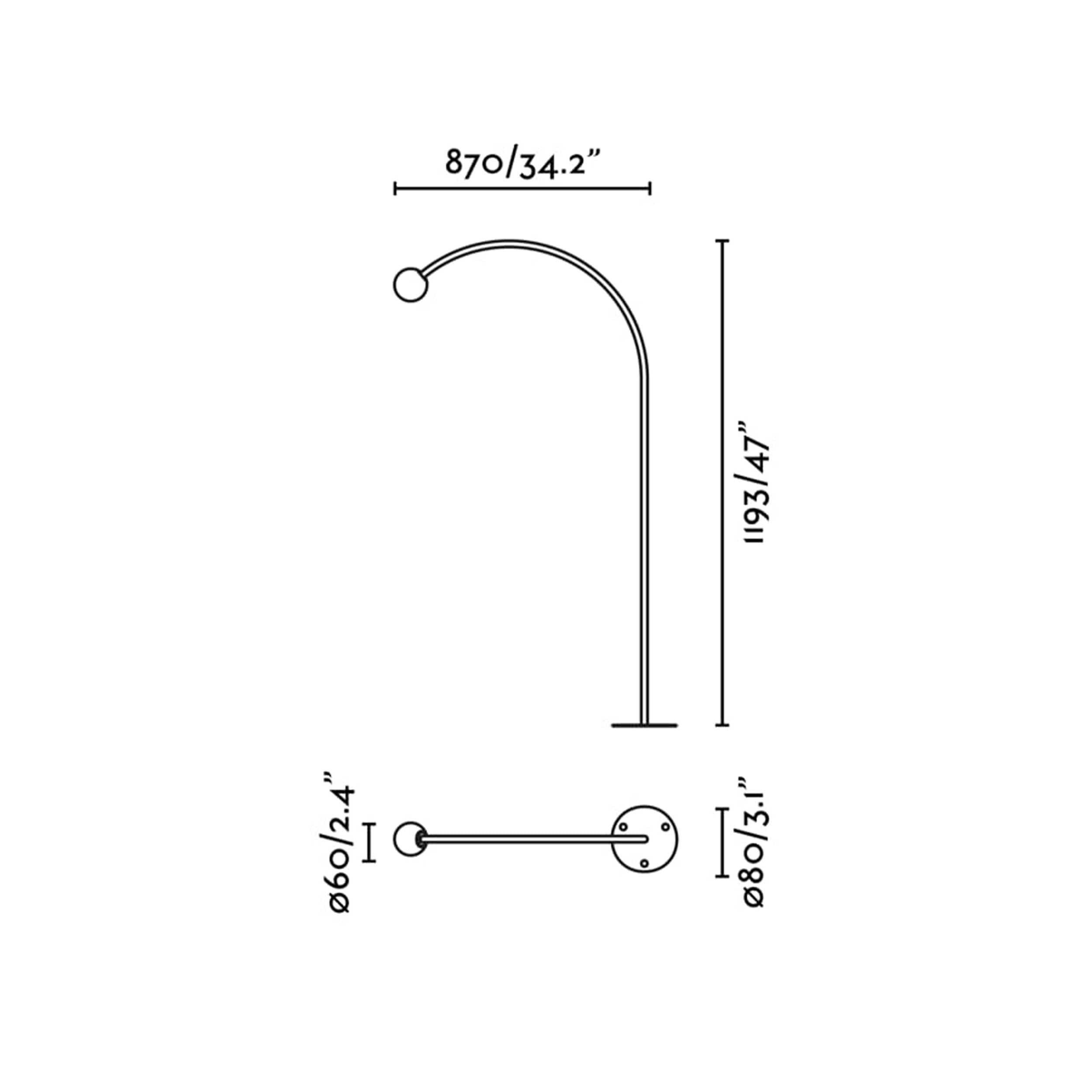 Faro Cuca LED column exterior arc light IP65 24V