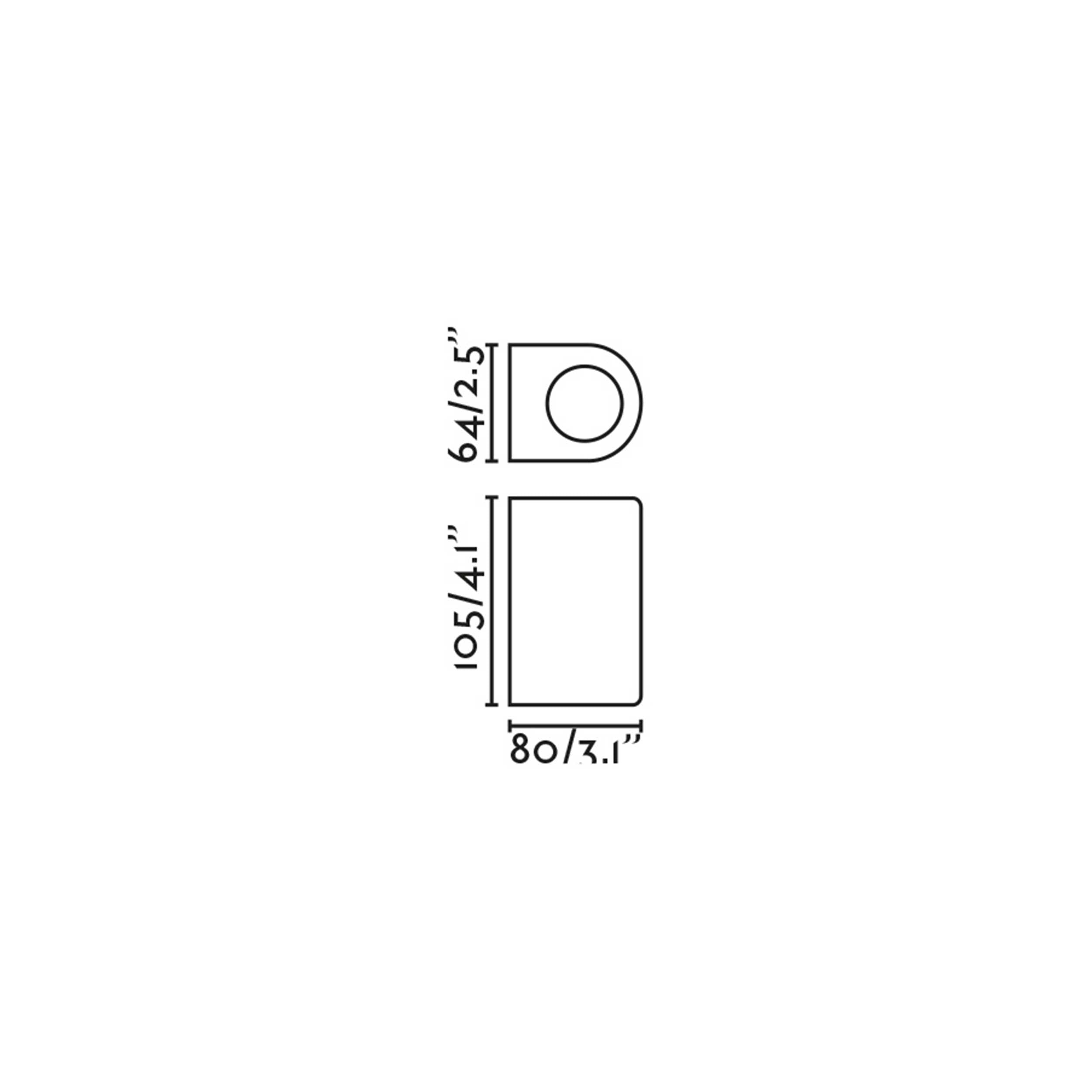 Faro Estela GU10 wall mounted exterior light IP65