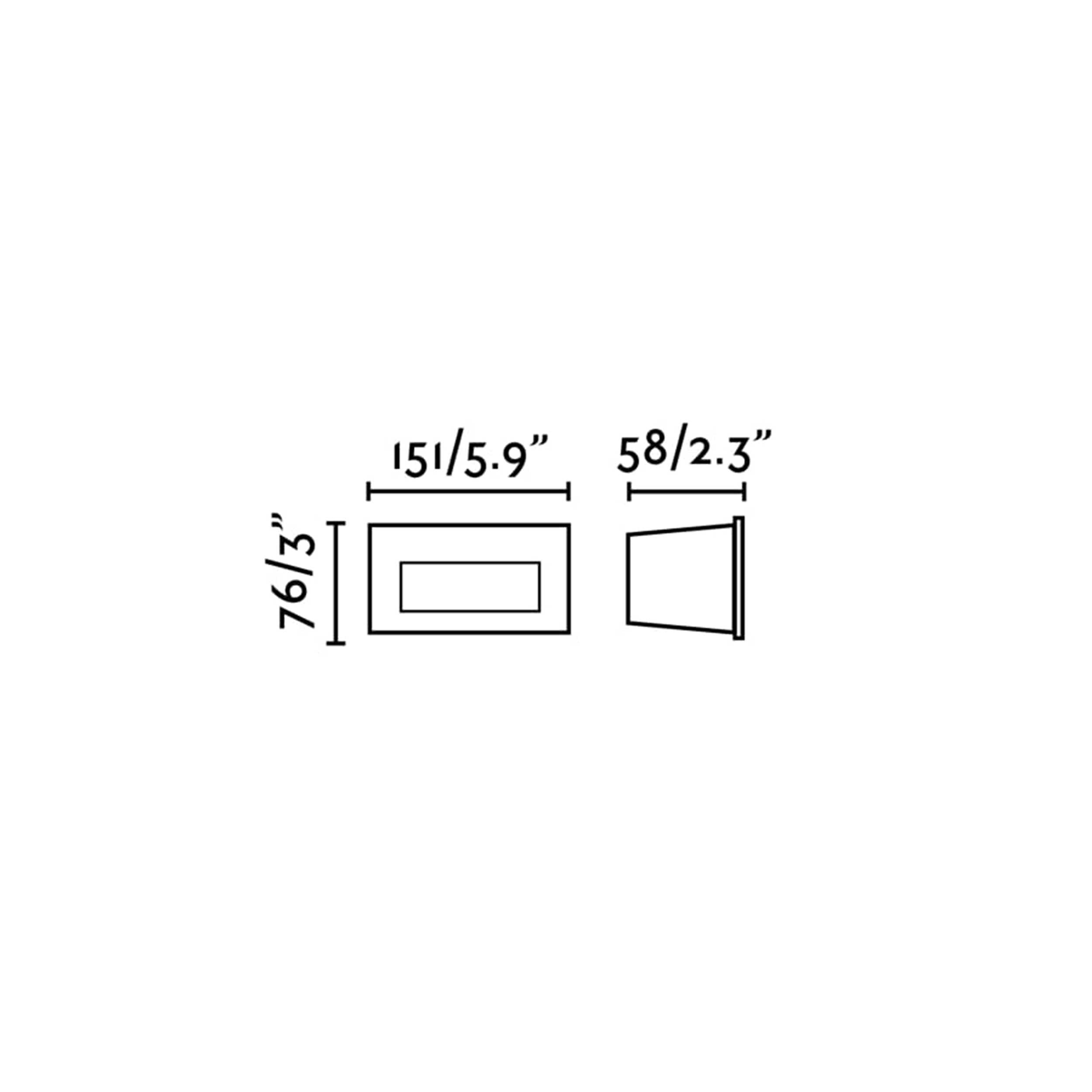 Faro Mani LED recessed exterior light IP65