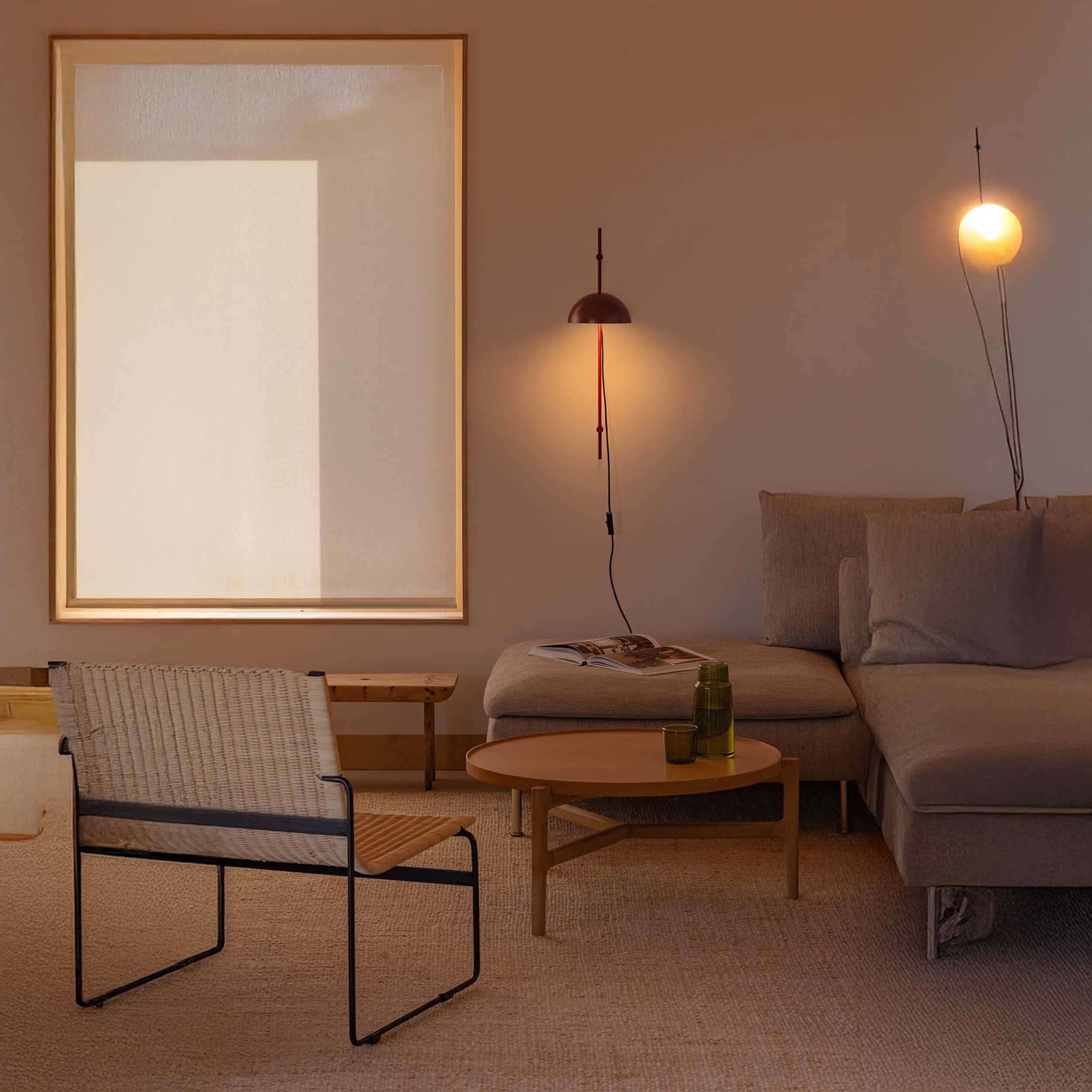 Faro Matilda E14 wall light with adjustable arm