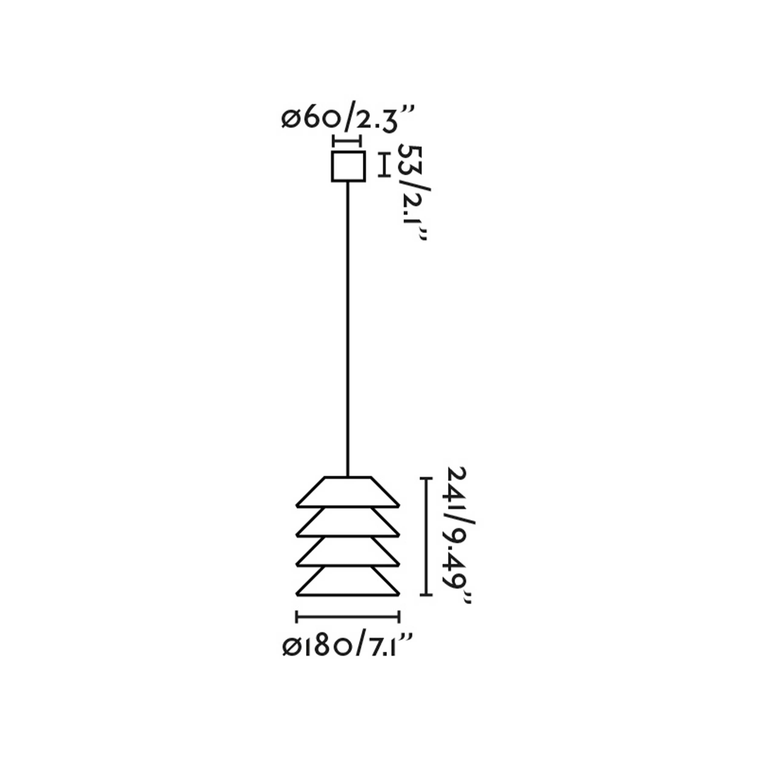 Faro Toba E27 pendant exterior light IP65