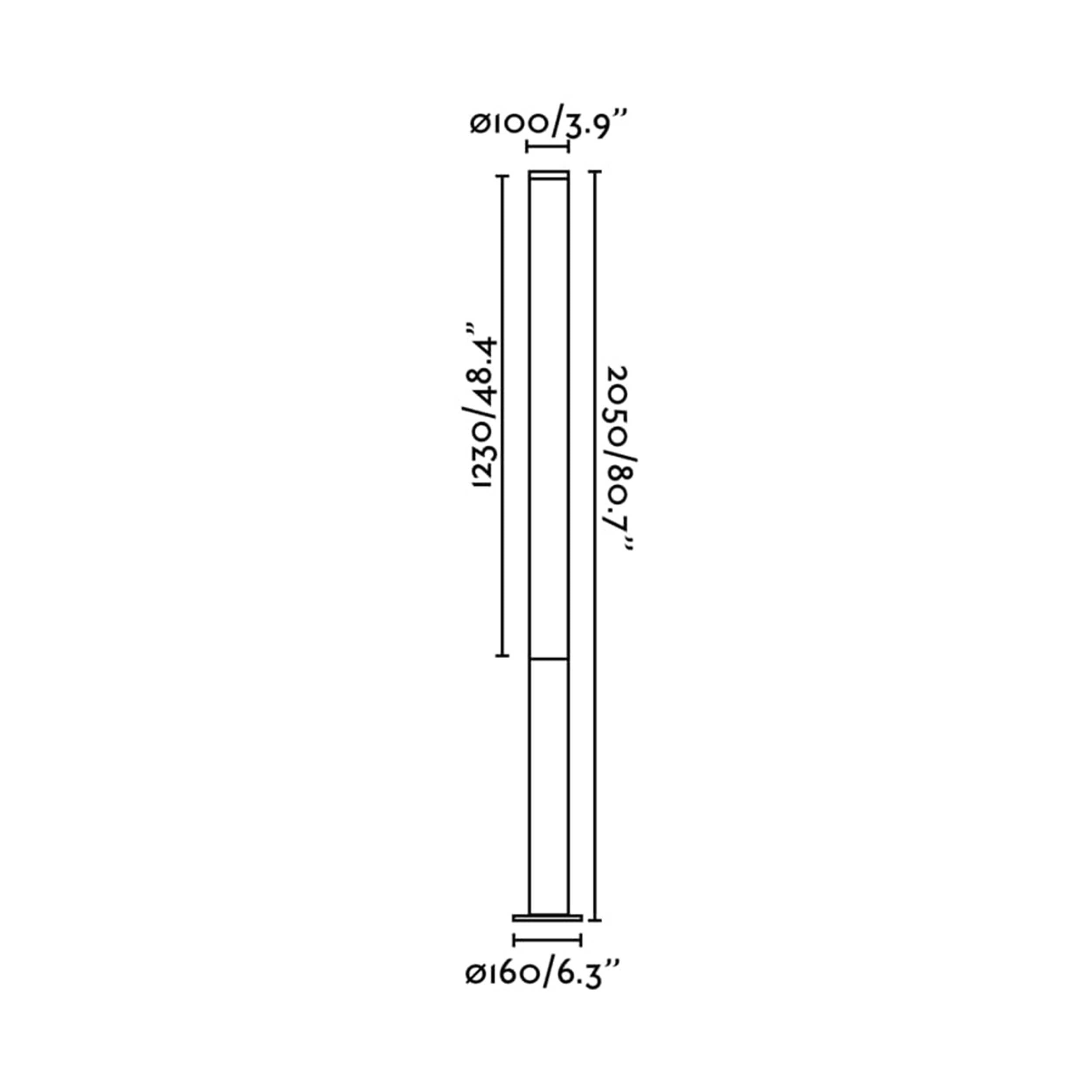 Faro Tura LED column exterior light IP65