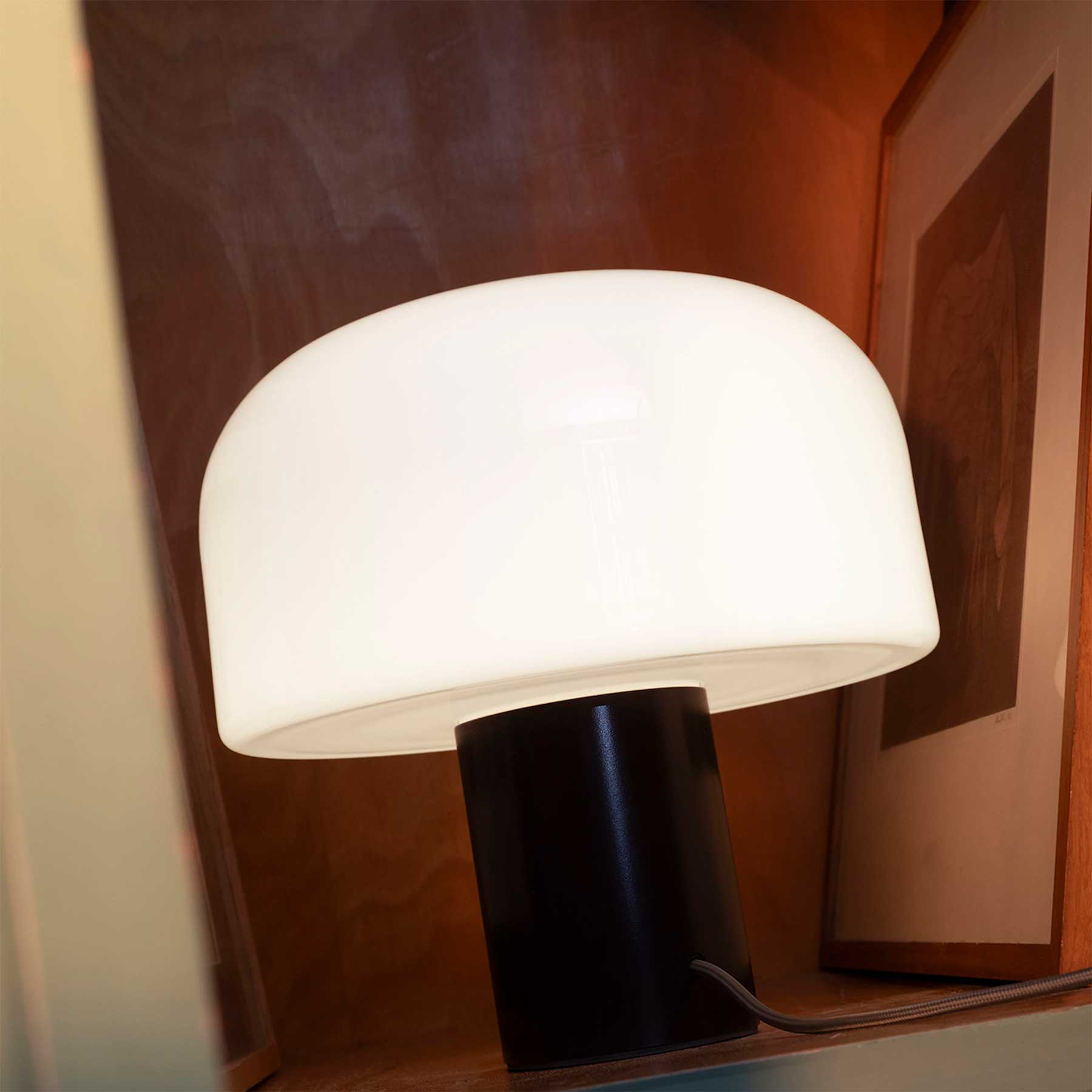 Flos Bellhop Glass T E27 stolní skleněné svítidlo
