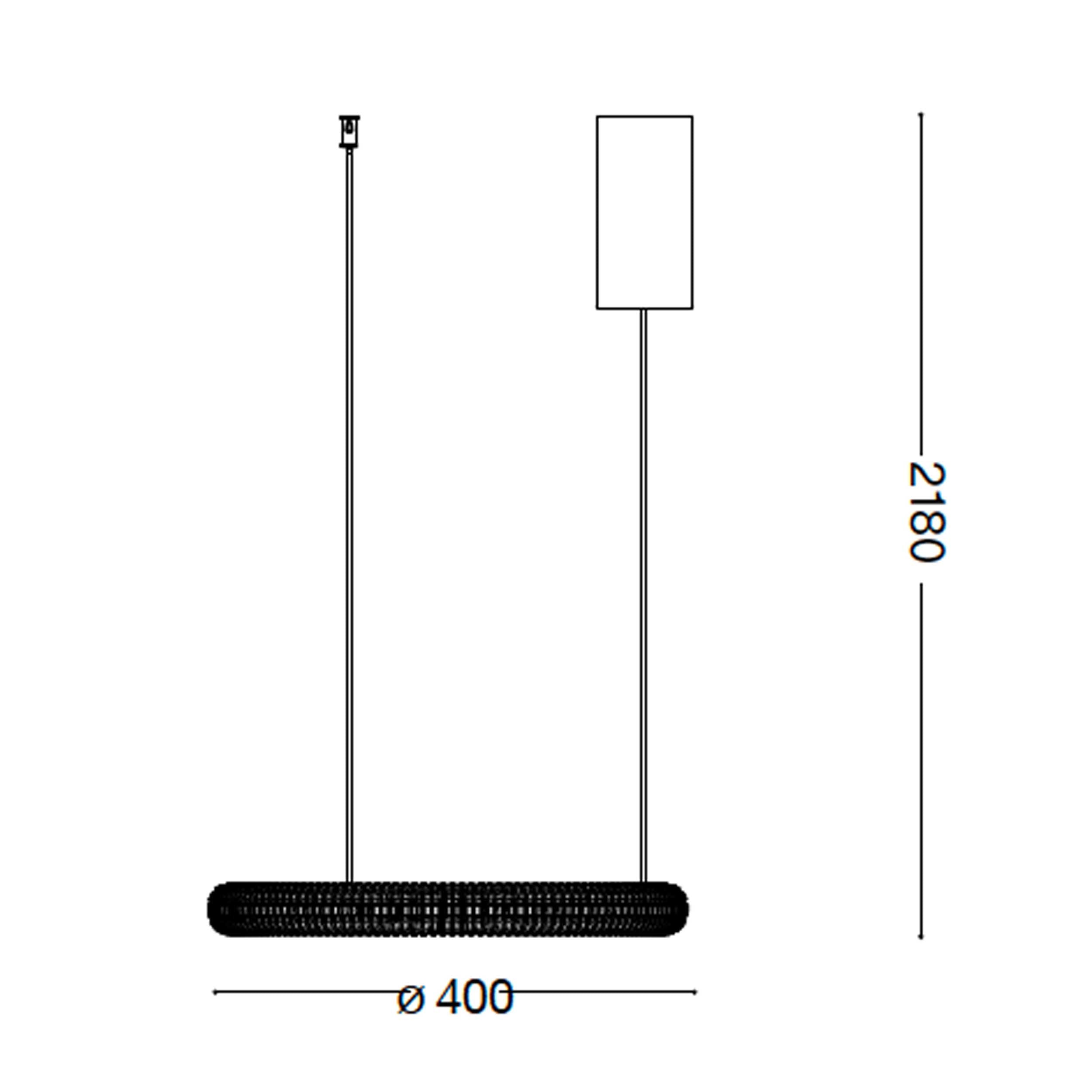 Ideal lux Miracle LED pendant linear luminaire