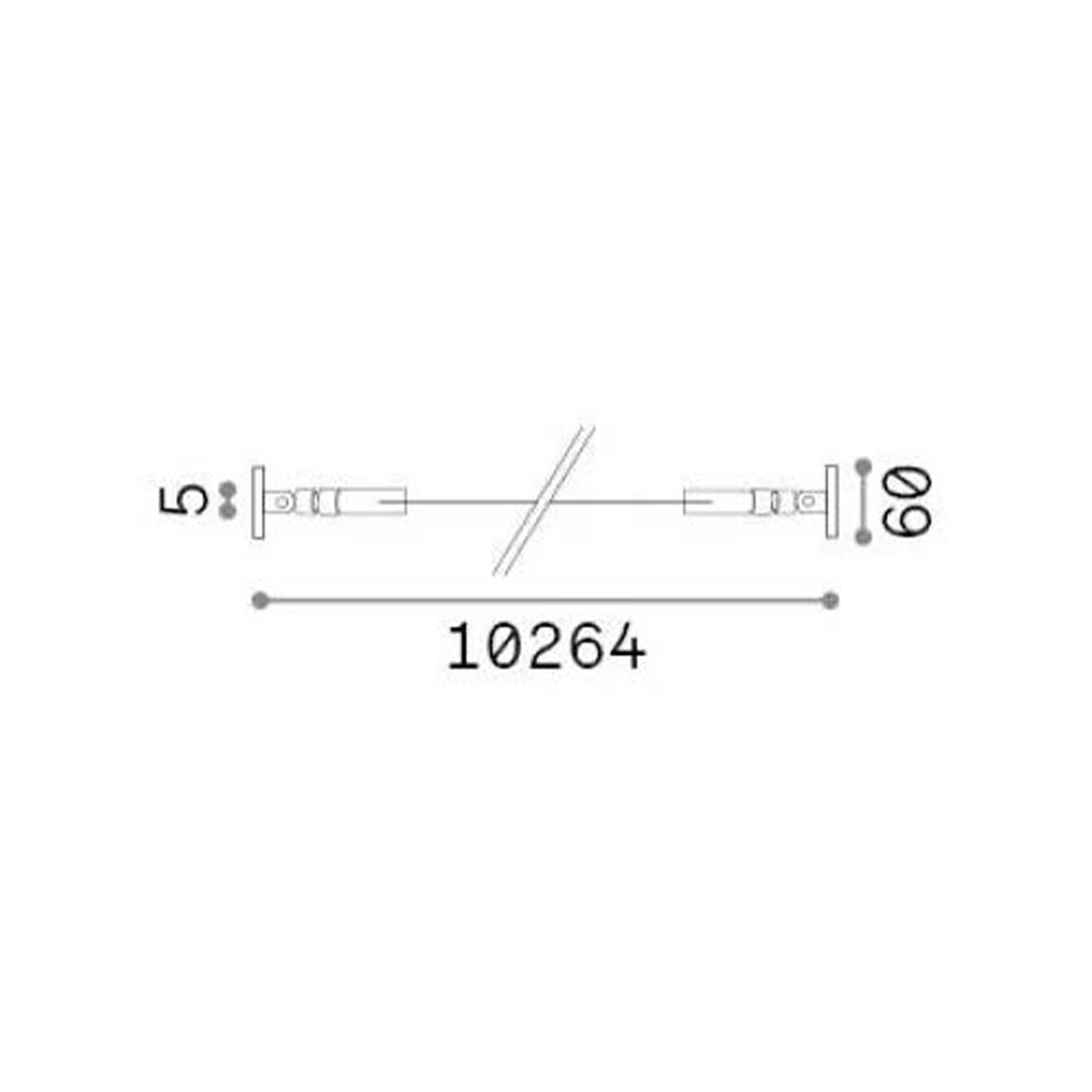 Ideal lux Tesi flexible aluminium profile for LED strip