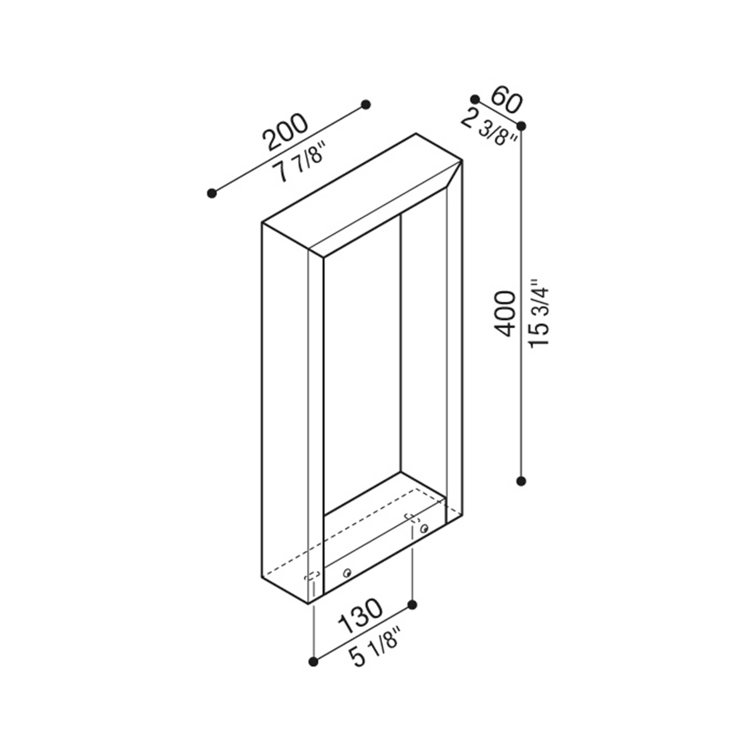 Lombardo Arke LED exterior column light IP66 24V