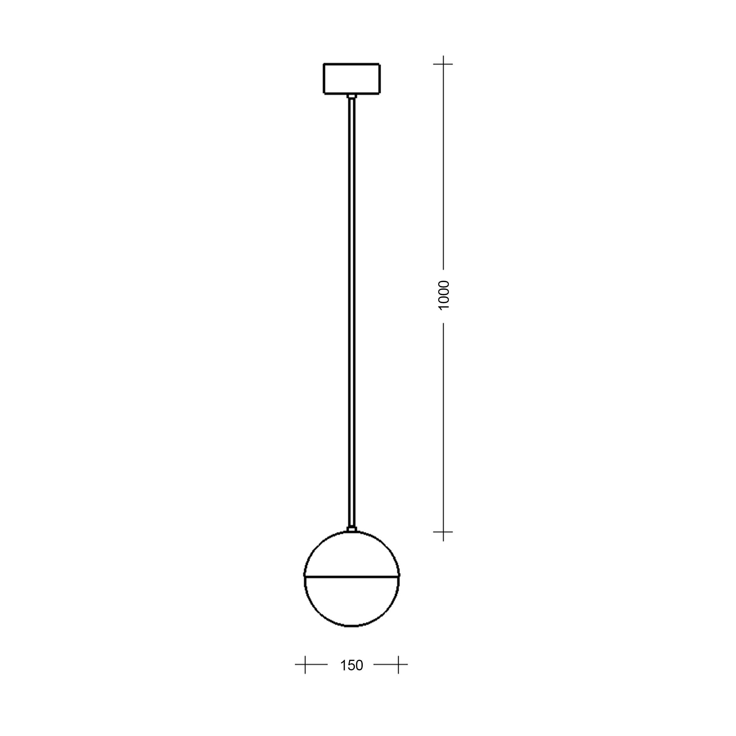 Lucis Semiluna LED pendant light