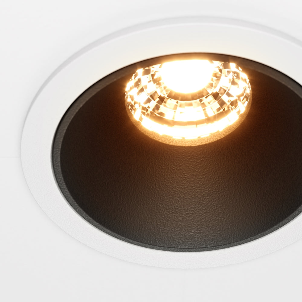 Maytoni Alfa LED 36° recessed circular light black