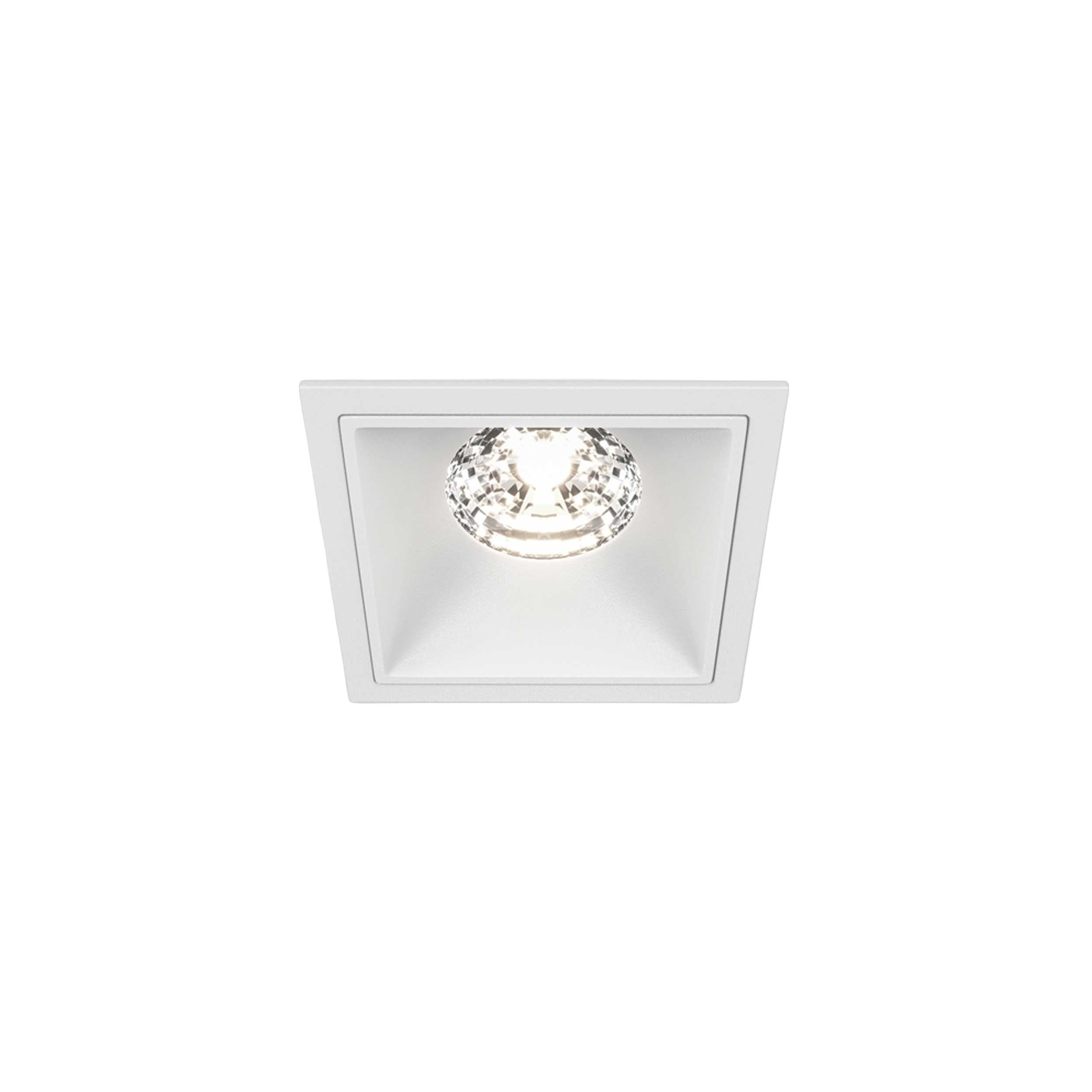 Maytoni Alfa LED 15W 36° recessed square light white