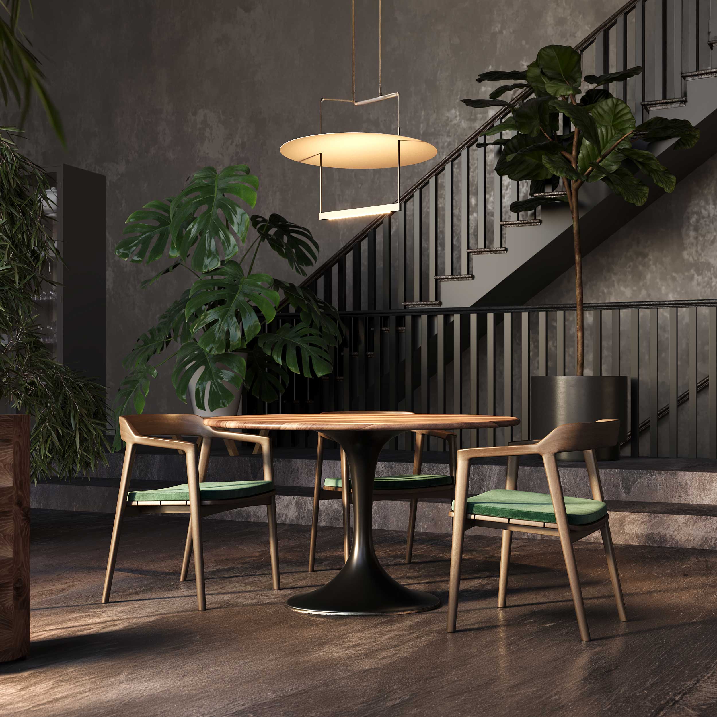 Maytoni Ambience LED pendant light