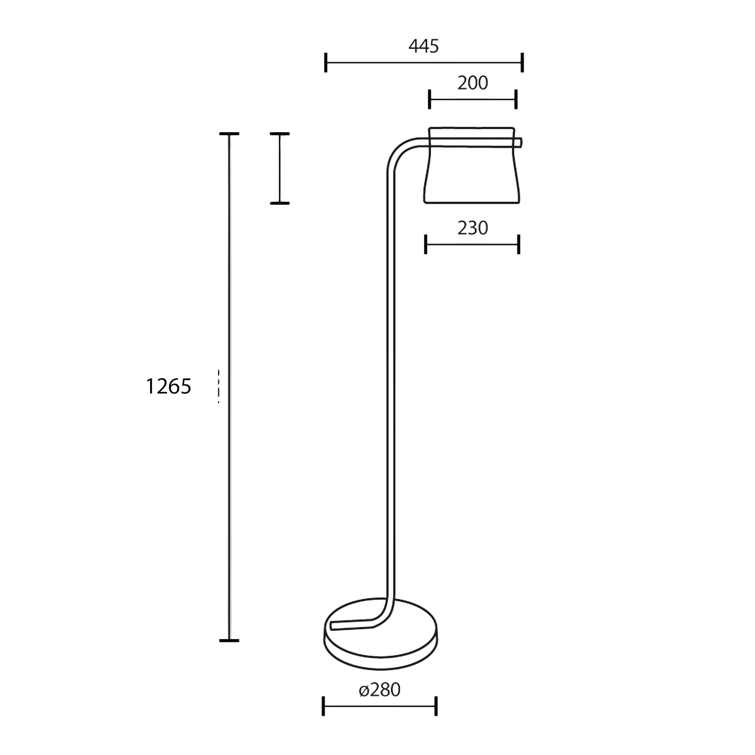 Maytoni Cabaret LED floor light
