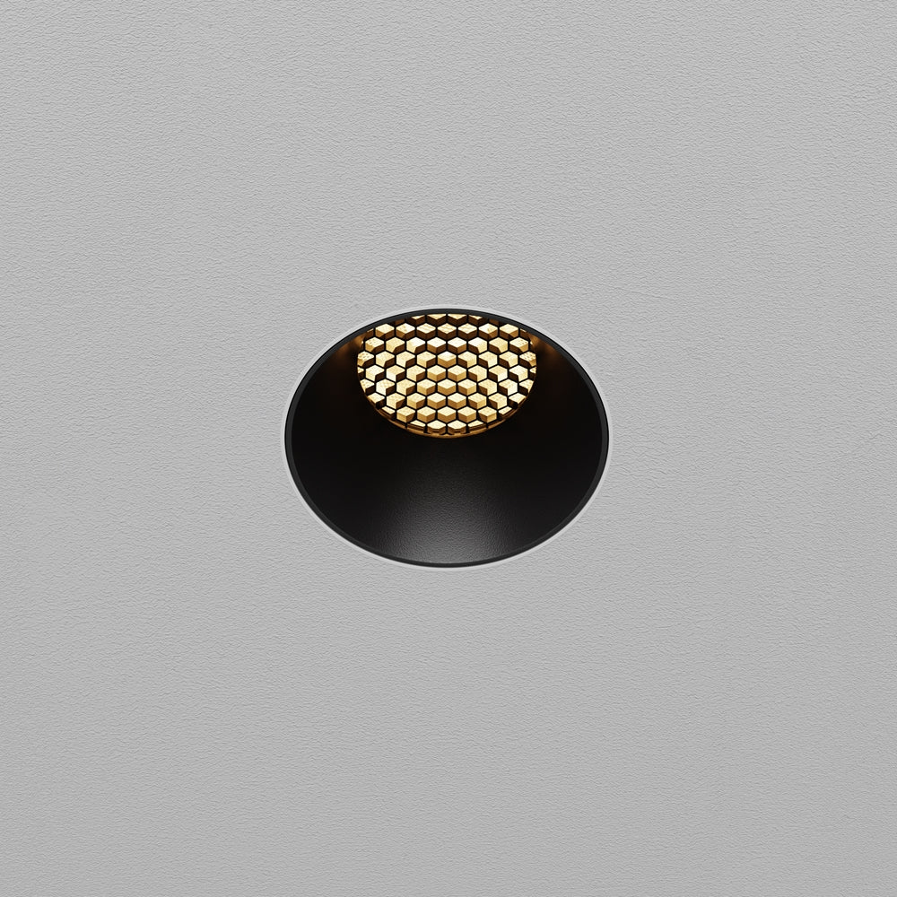 Maytoni Dip LED 50° recessed circular light black