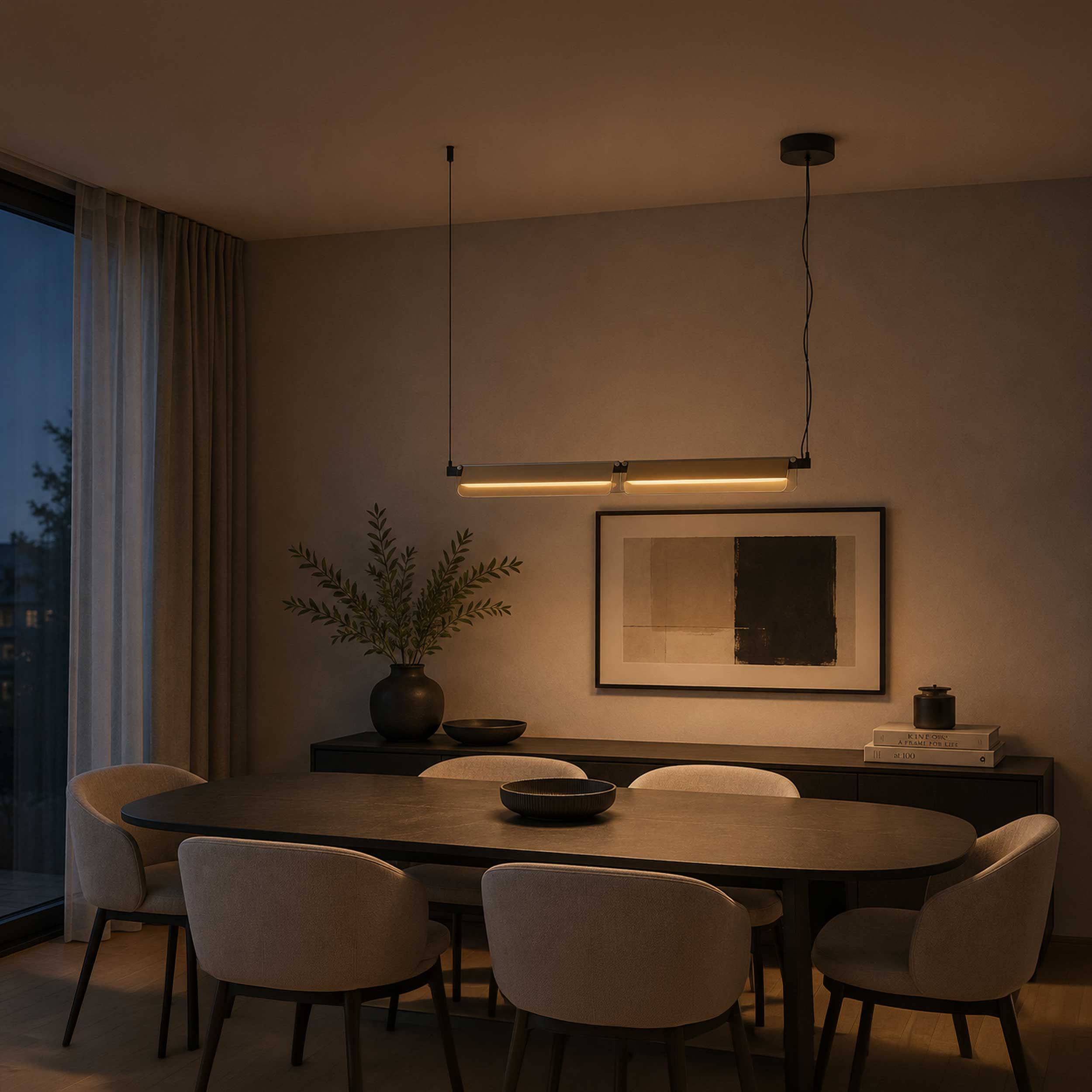 Maytoni Flat LED Pendant light