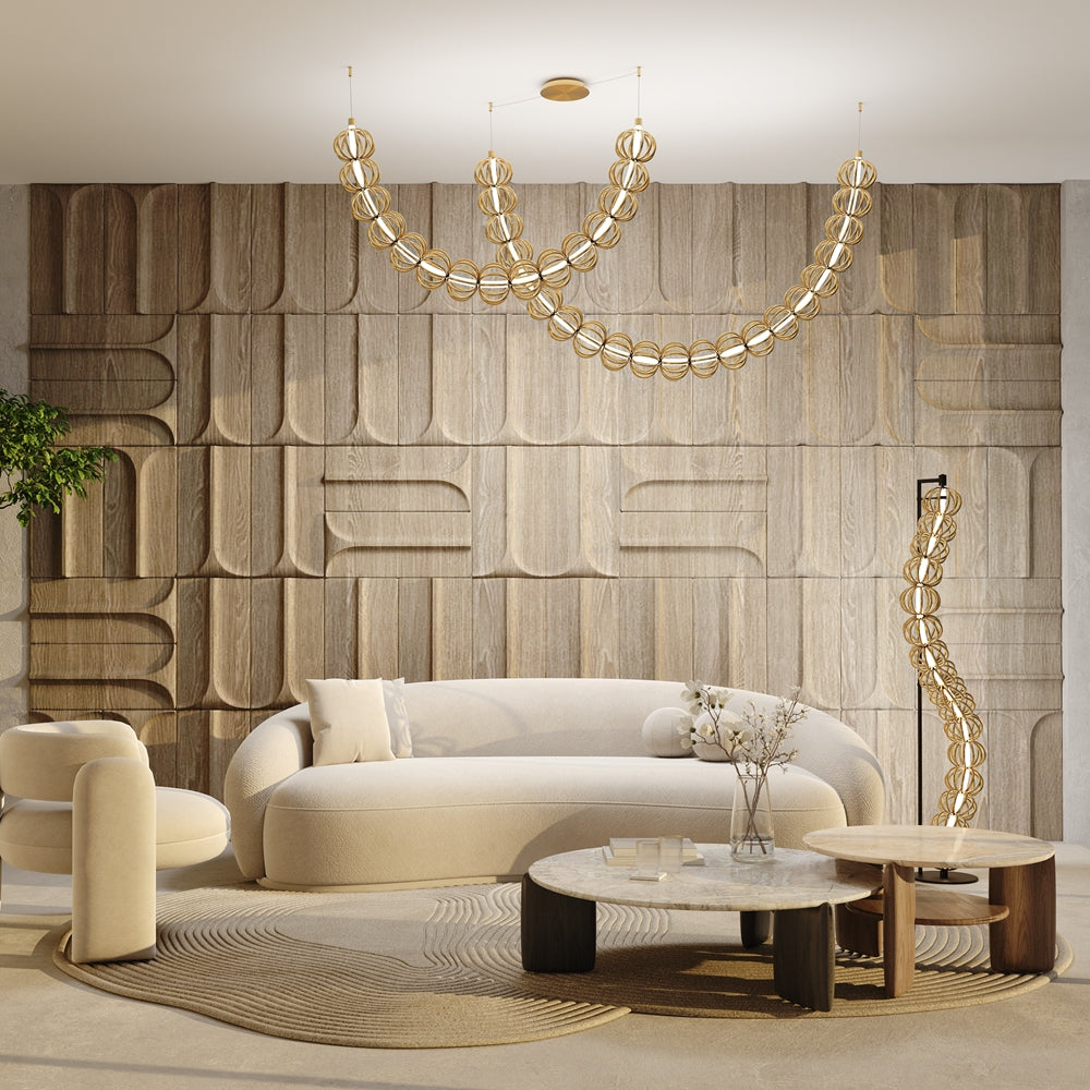 Maytoni Golden Cage LED floor light
