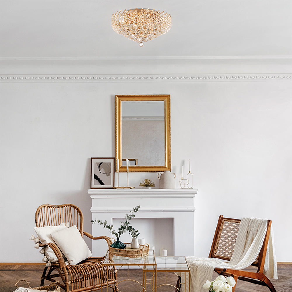 Maytoni Karolina E14 surface-mounted crystal light