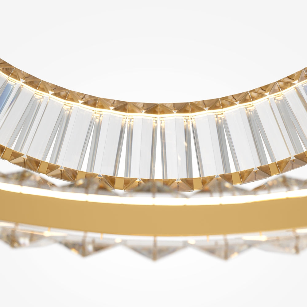 Maytoni Krone LED circular pendant light